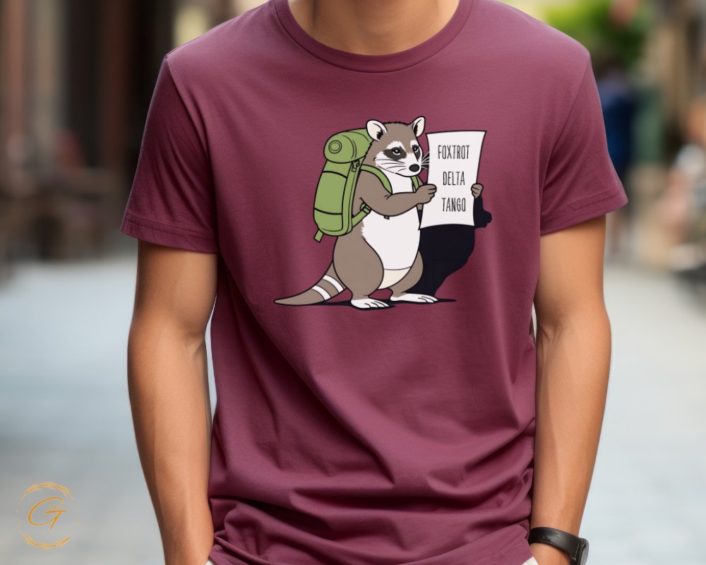 Adventurous Explorer Opossum themed casual product