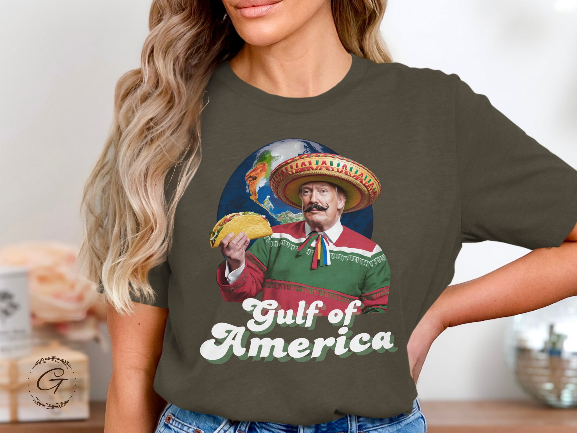 Gulf of America graphic t shirt clothing product type