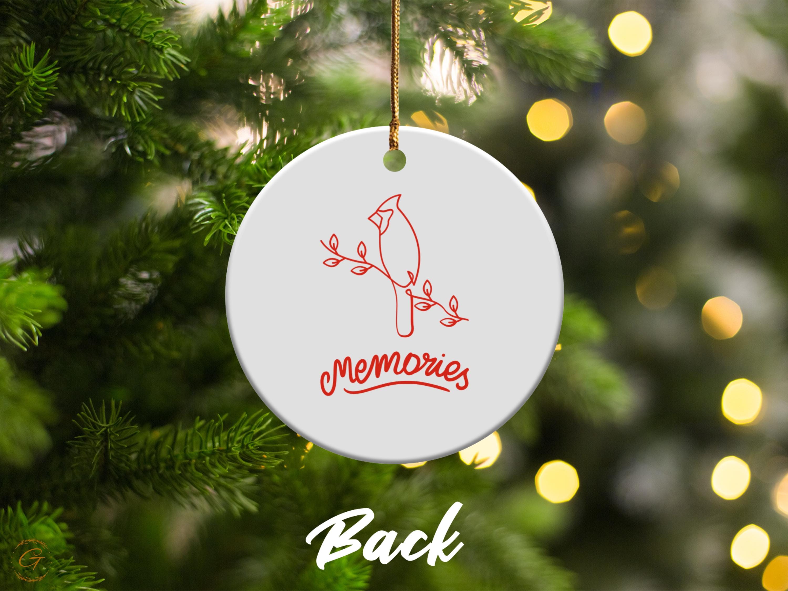 Cardinal Pet Loss Ornament - Personalized Pet Memorial Keepsake |Pet Remembrance Gift | Sympathy Ornament for Pet Loss Memorial Pet Sympathy