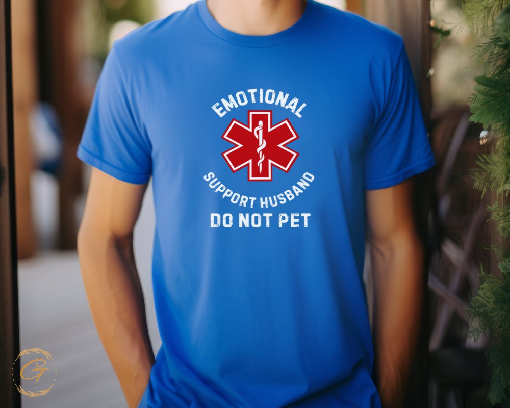 Emotional Support Husband Do Not Pet Shirt product type
