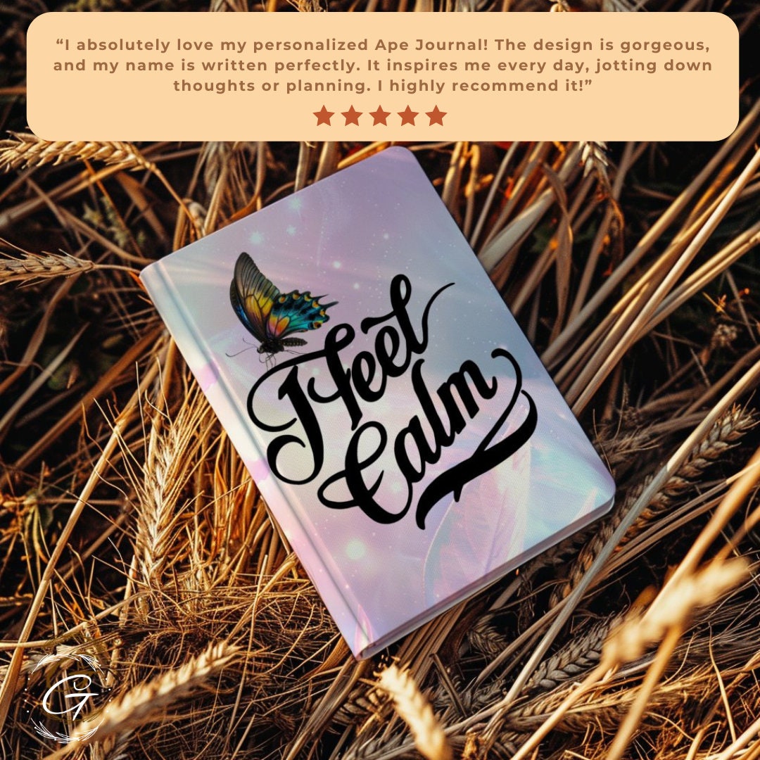 Inspirational I Feel Calm Journal Notebook