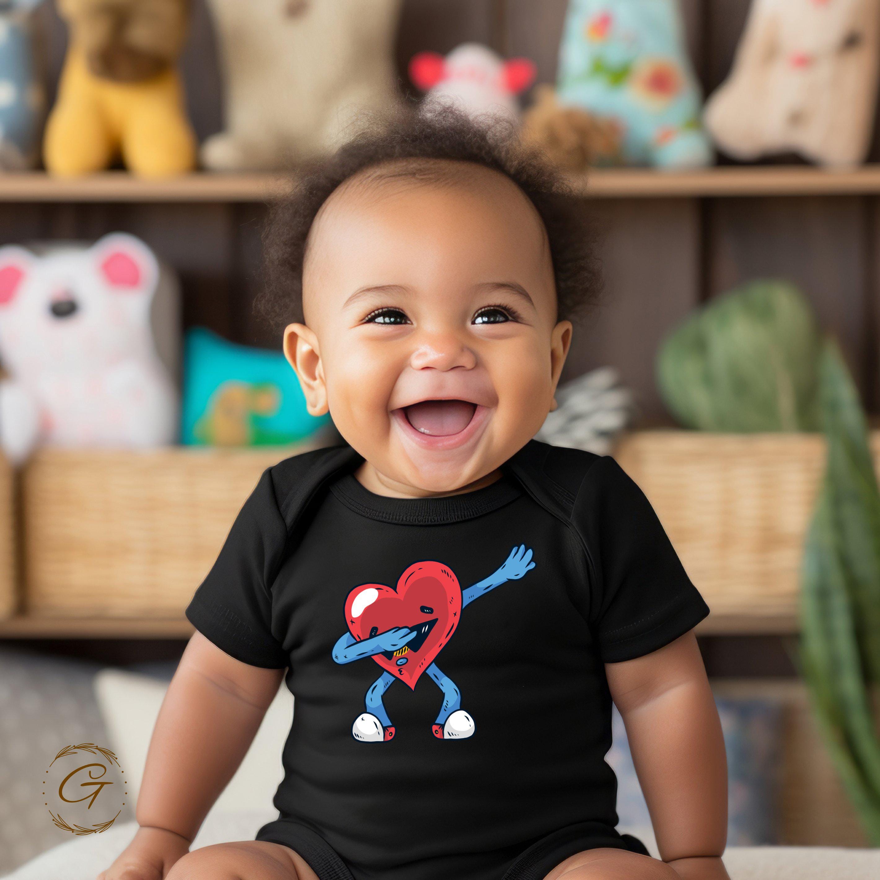 Valentine T-Shirt, Unique Heart Character Dabbing Tee
