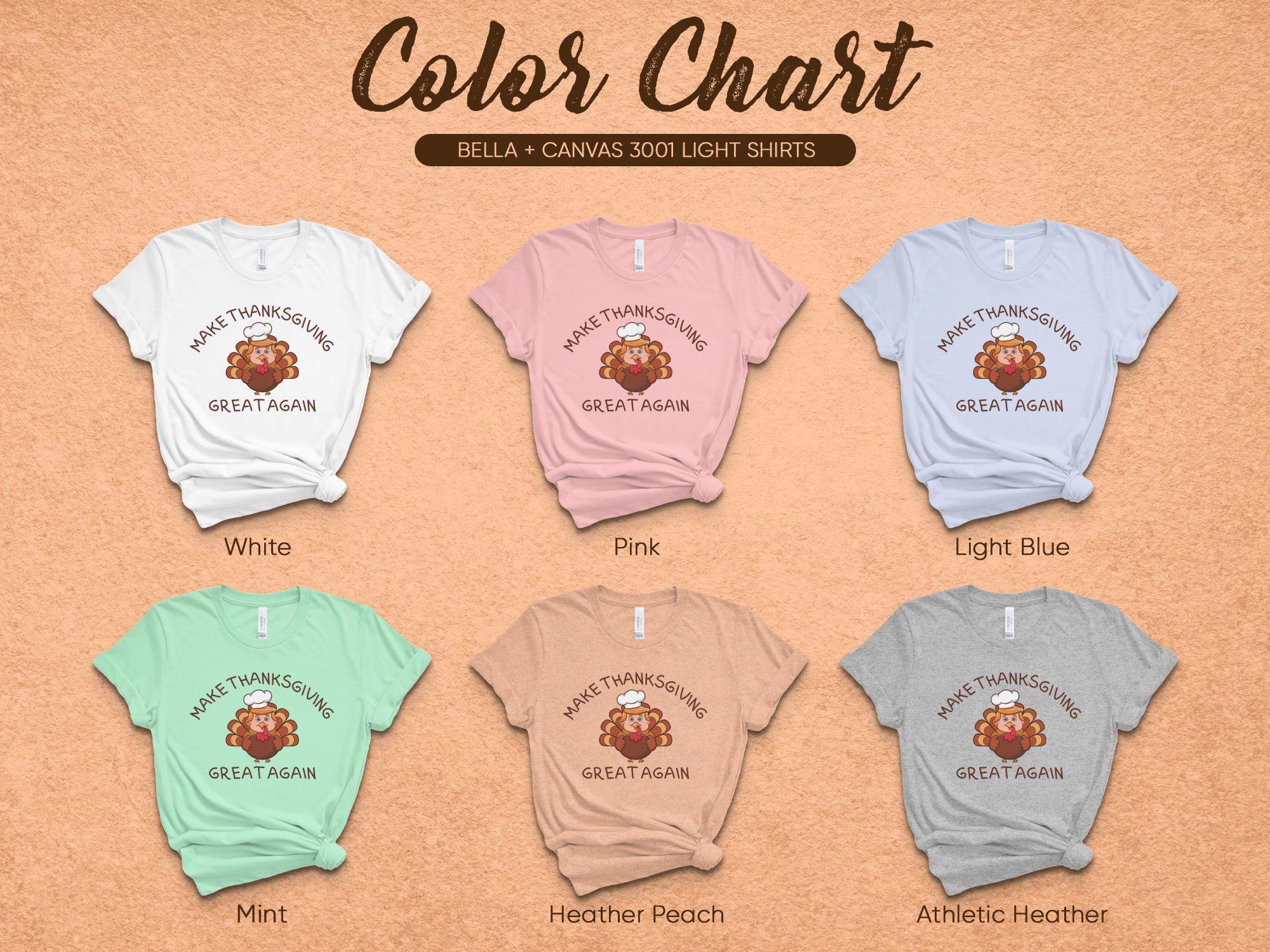 Thanksgiving Turkey Shirt, Make Thanksgiving Great Again Tee