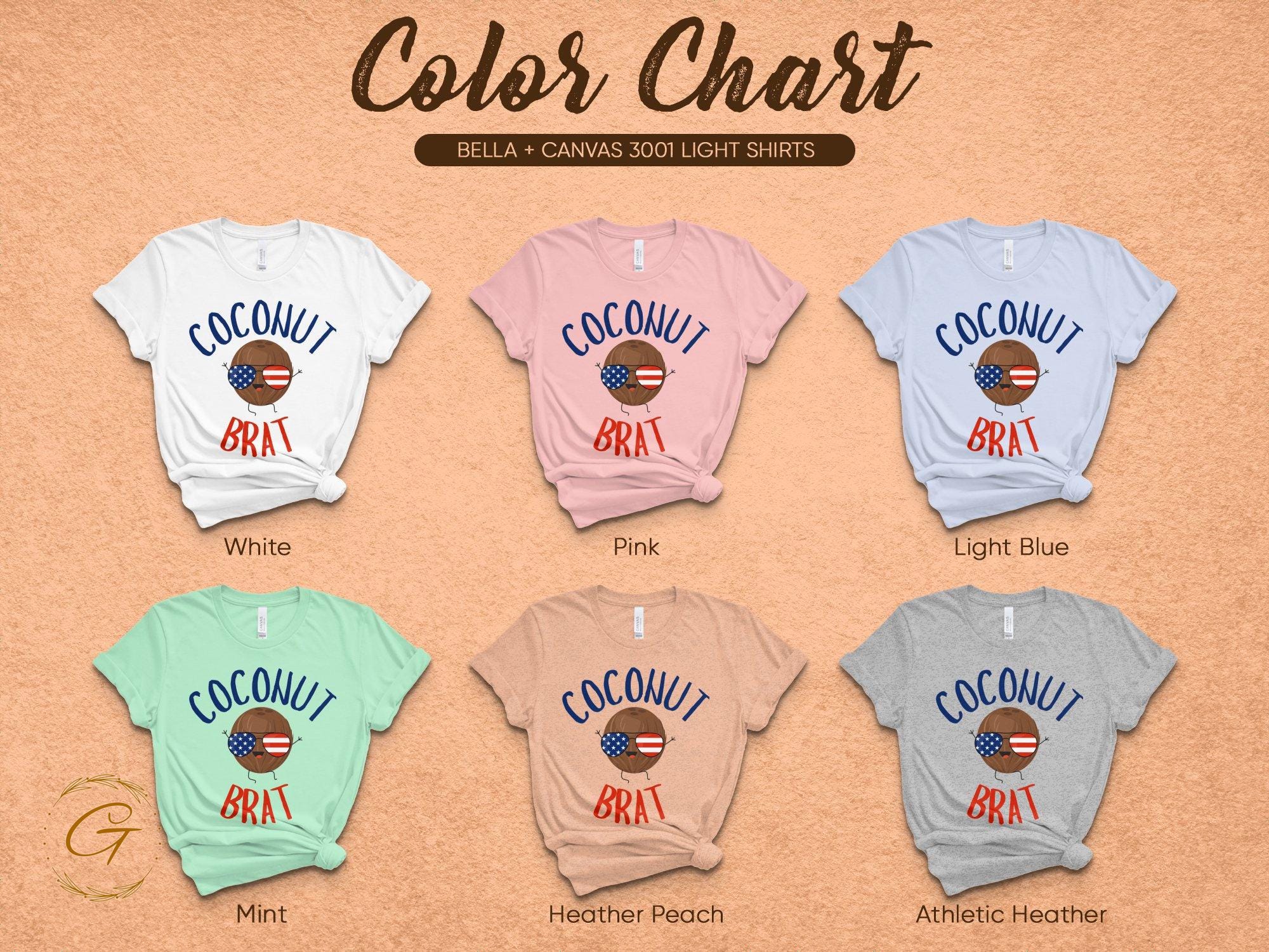 Coconut Brat T-Shirt, Graphic Coconut in Sunglasses Tee