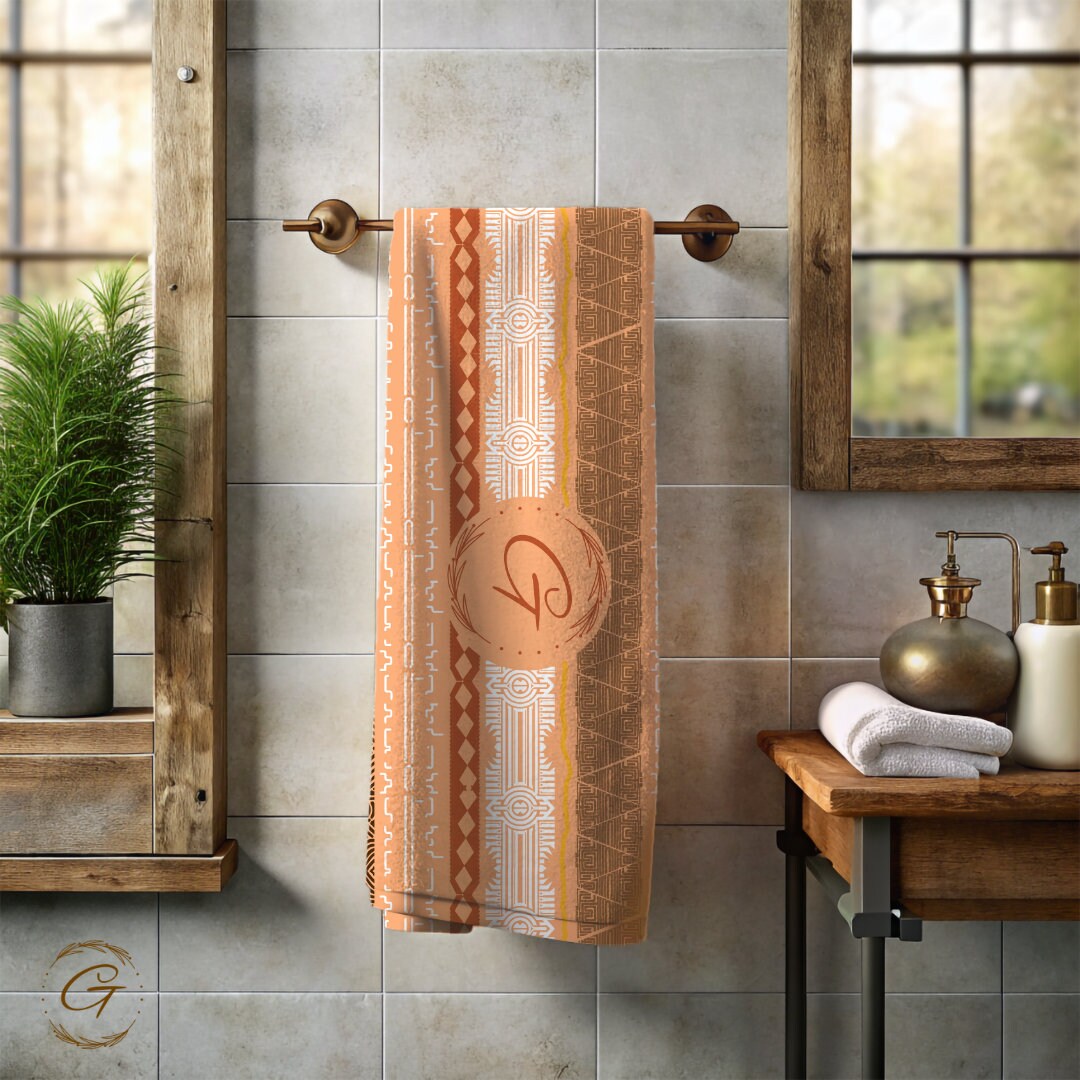 Aztec Vibrant Pattern Beach Towel