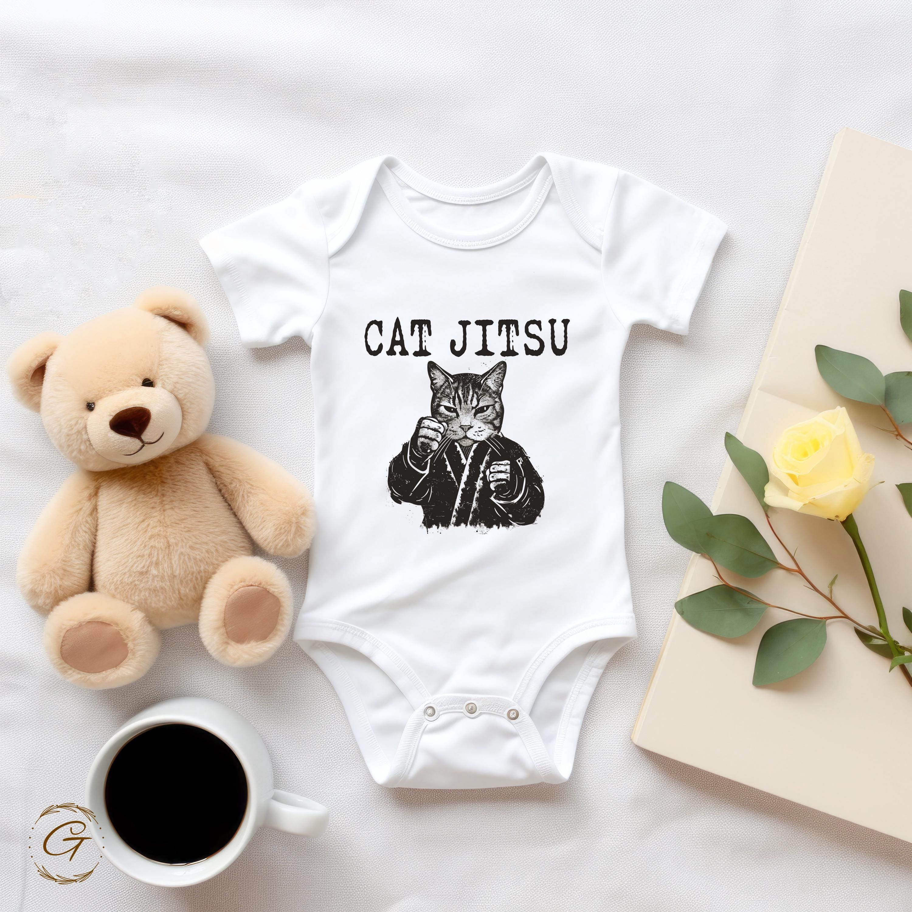 Cat Jitsu Design T-Shirt, Karate Cat Tee