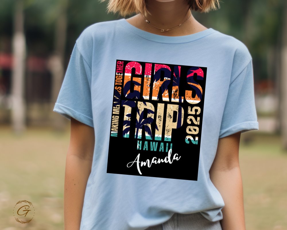 Girls Trip Hawaii 2025 Personalized T-shirt product
