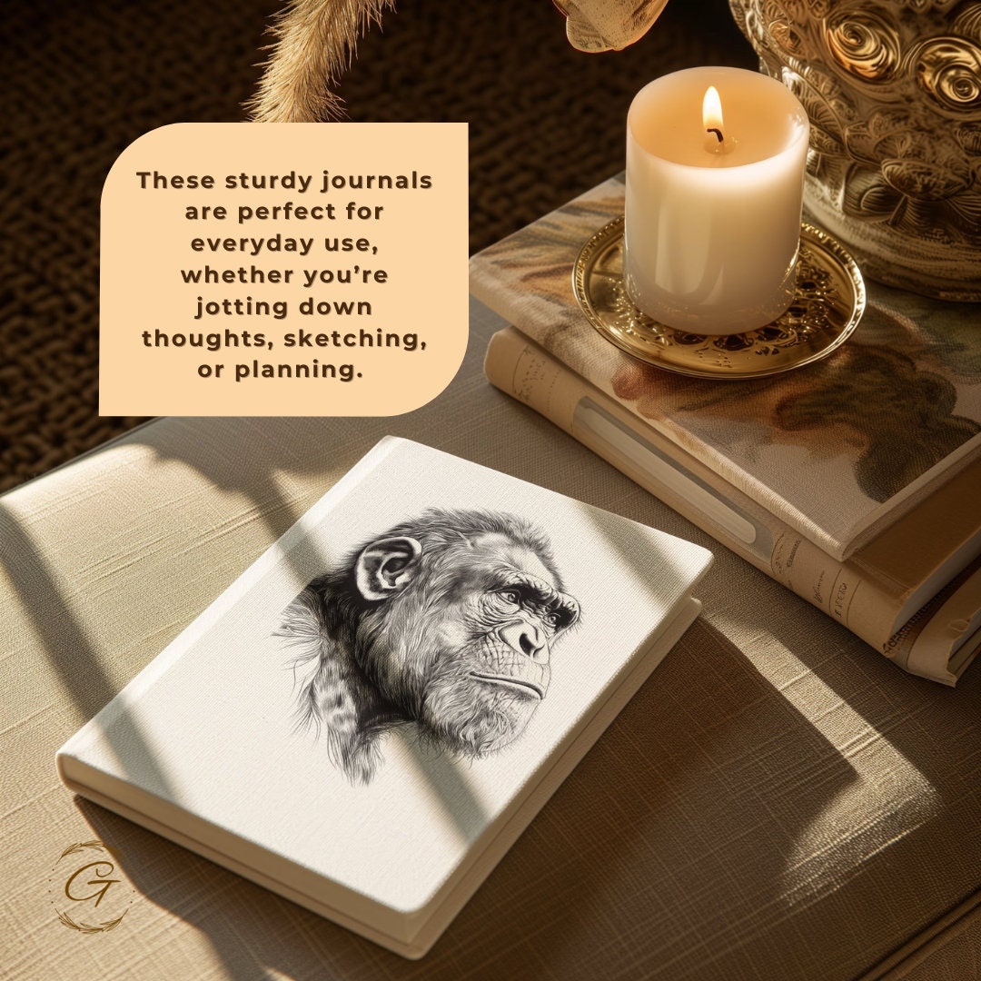Chimpanzee Ape Illustrative Journal