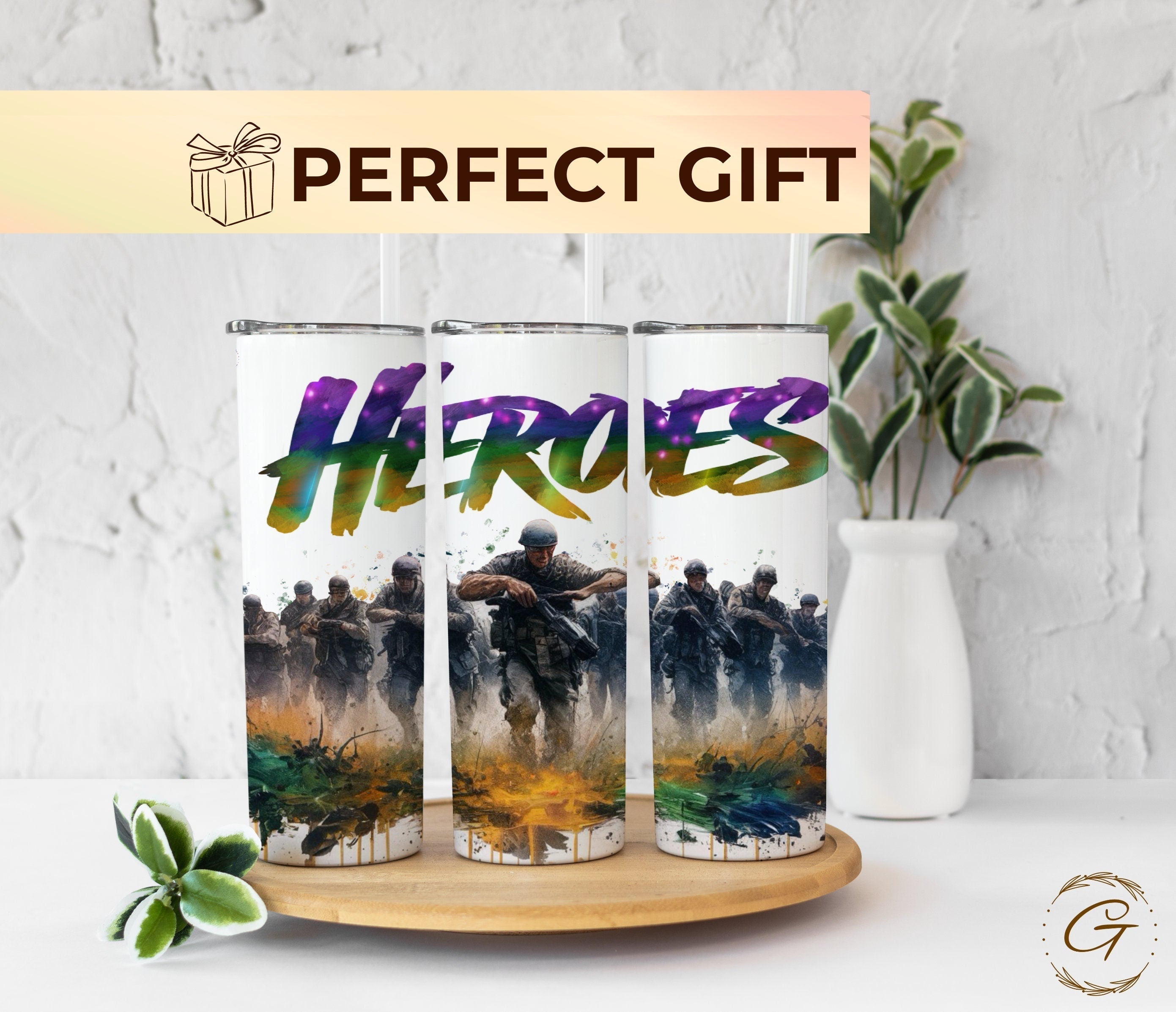 Heroes Memorial Day Skinny 20oz Tumbler