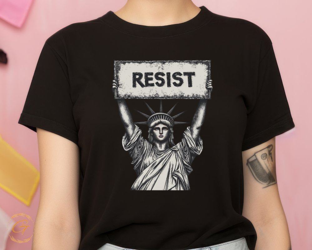 Empowering Statue of Liberty Resist Graphic product type