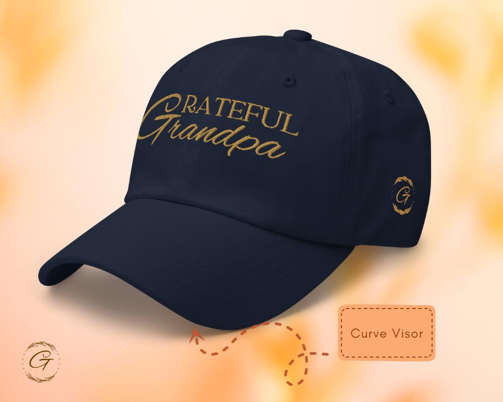 Grateful GRANDPA Bold Design Dad Hat