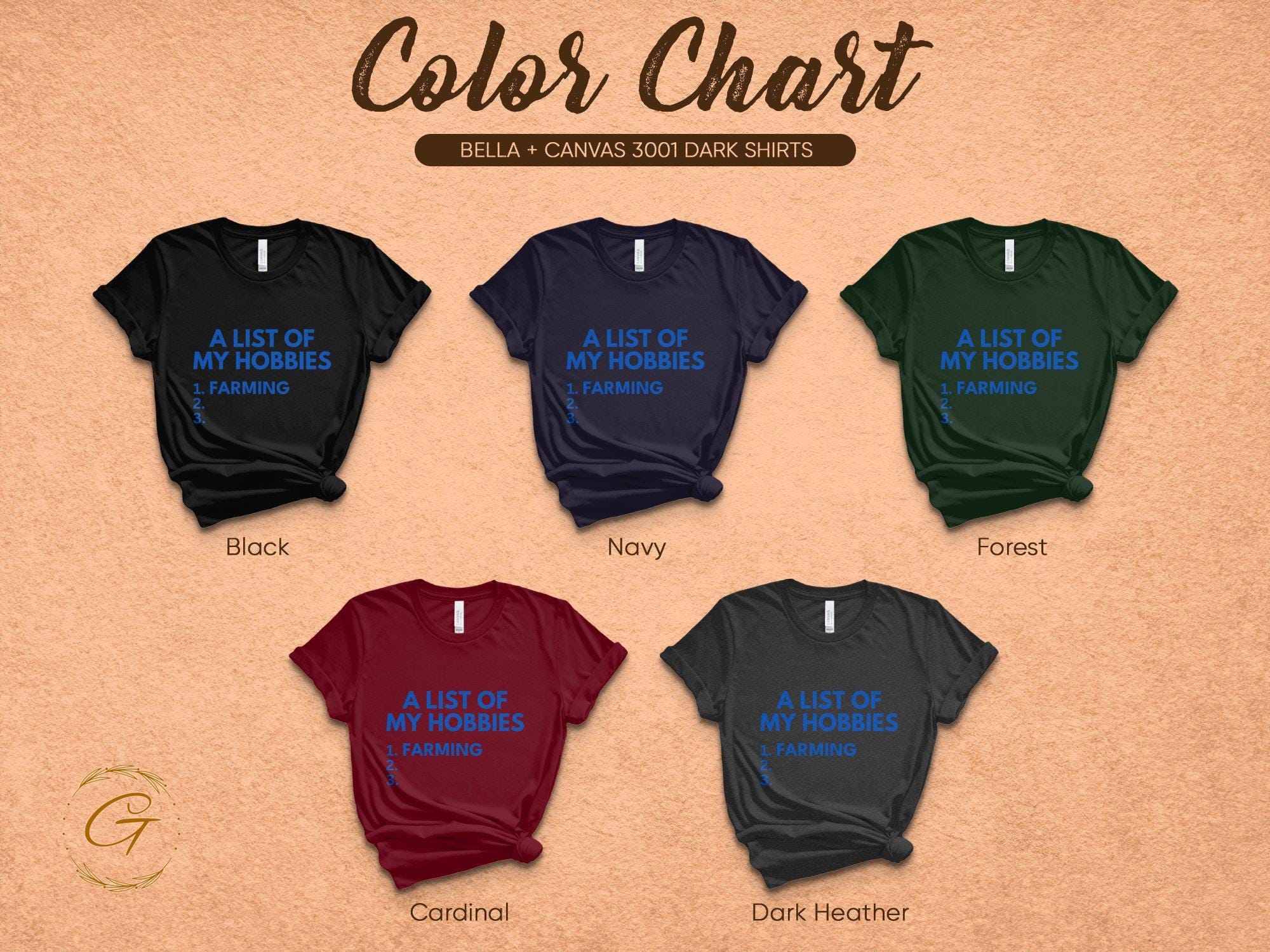 Hobbies T-Shirt, Farming Enthusiast Tee