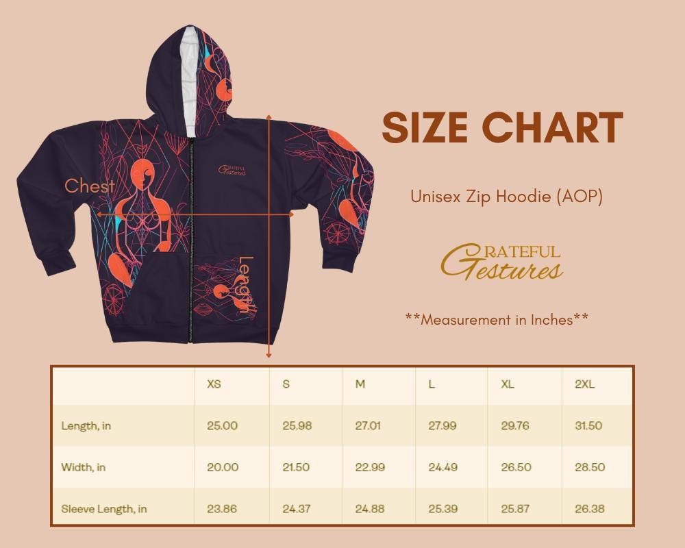 Retro Checkered Zip Hoodie All-Over Print