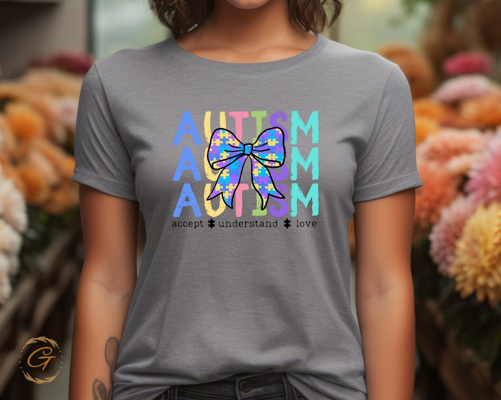 Accept Understand Love Autism Awareness Shirt product