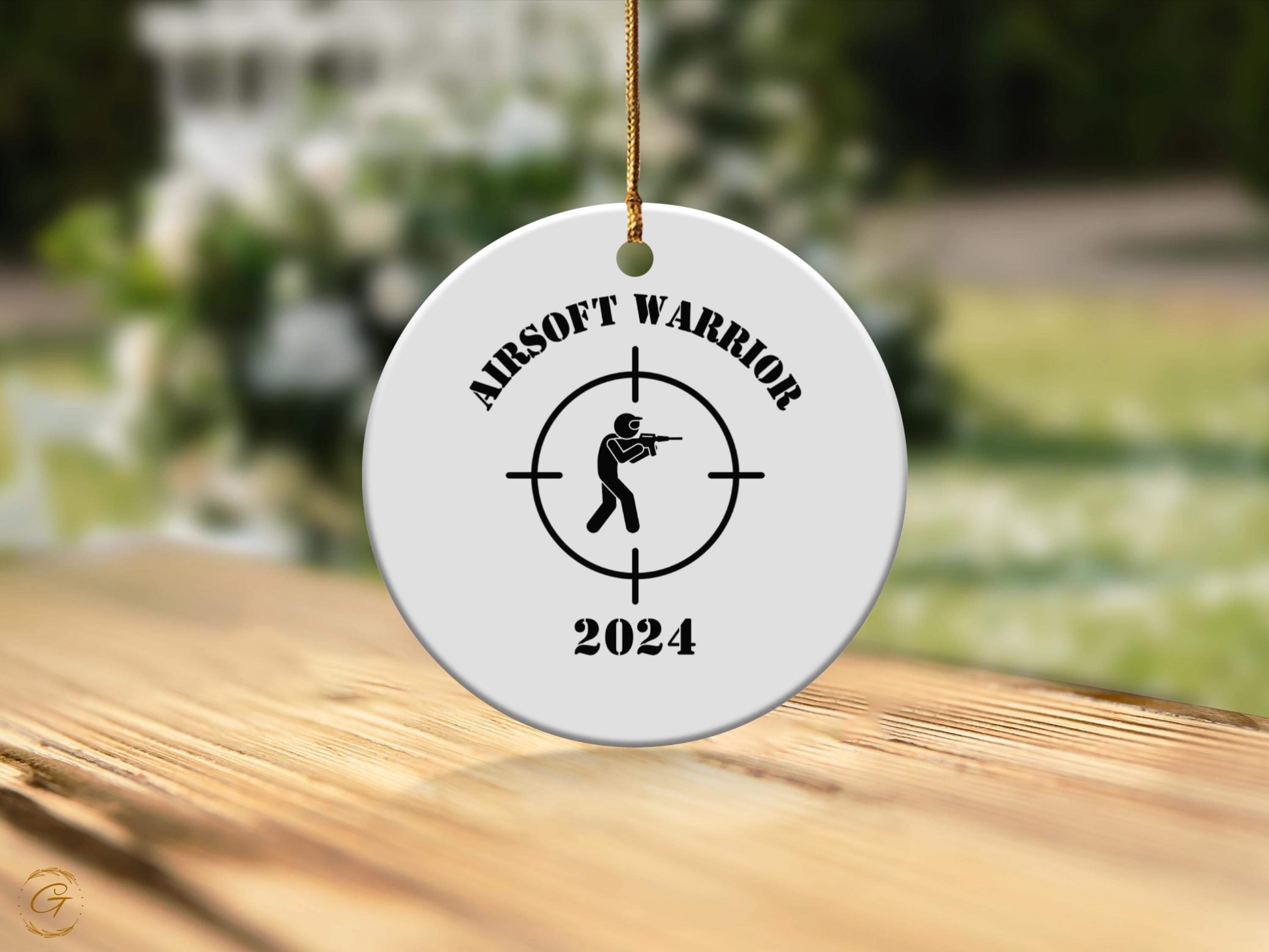 Airsoft Warrior Ornament, Unique 2024 Airsoft Decorations