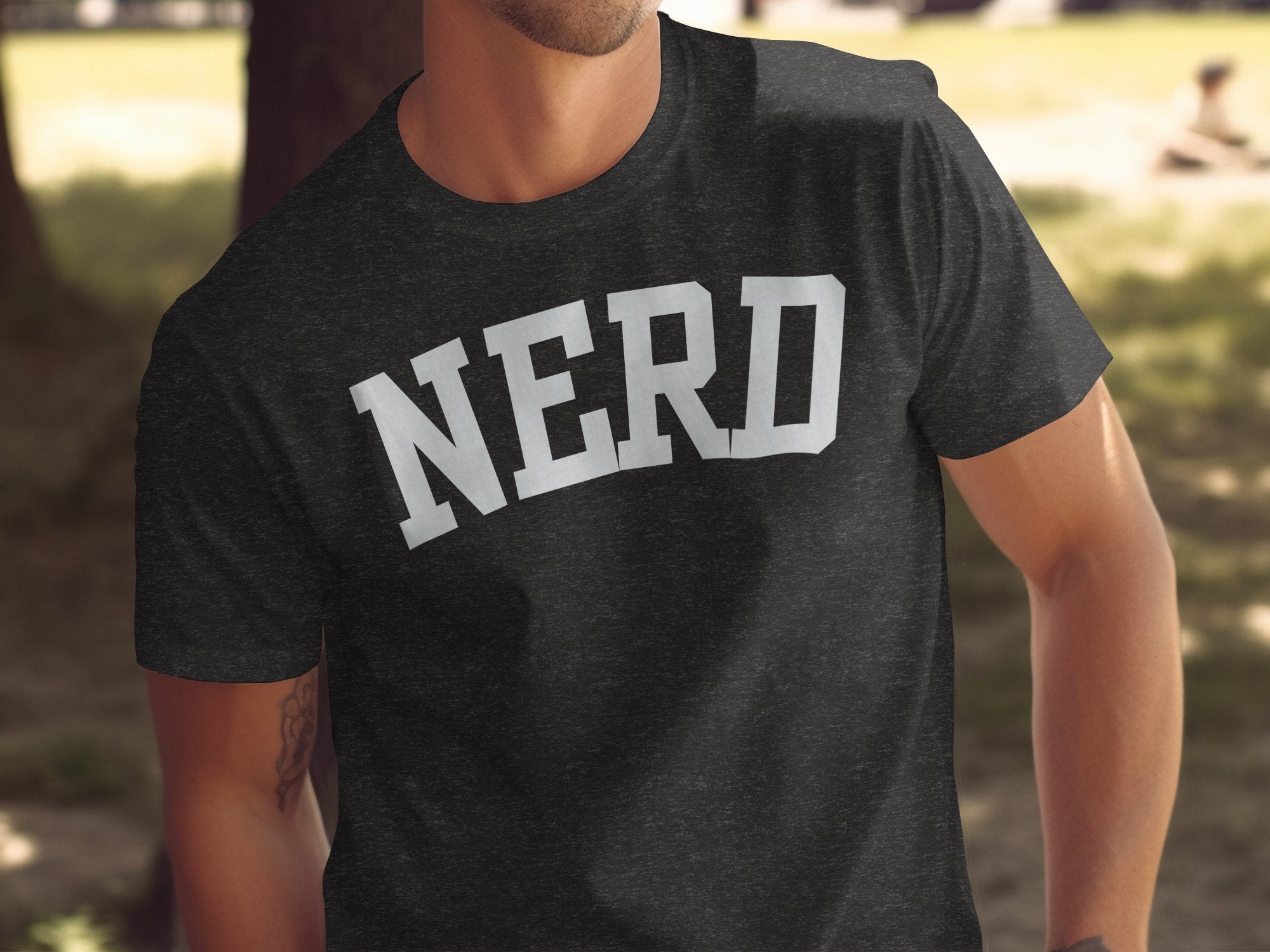 Nerd Graphic Print Short Sleeve T-Shirt product