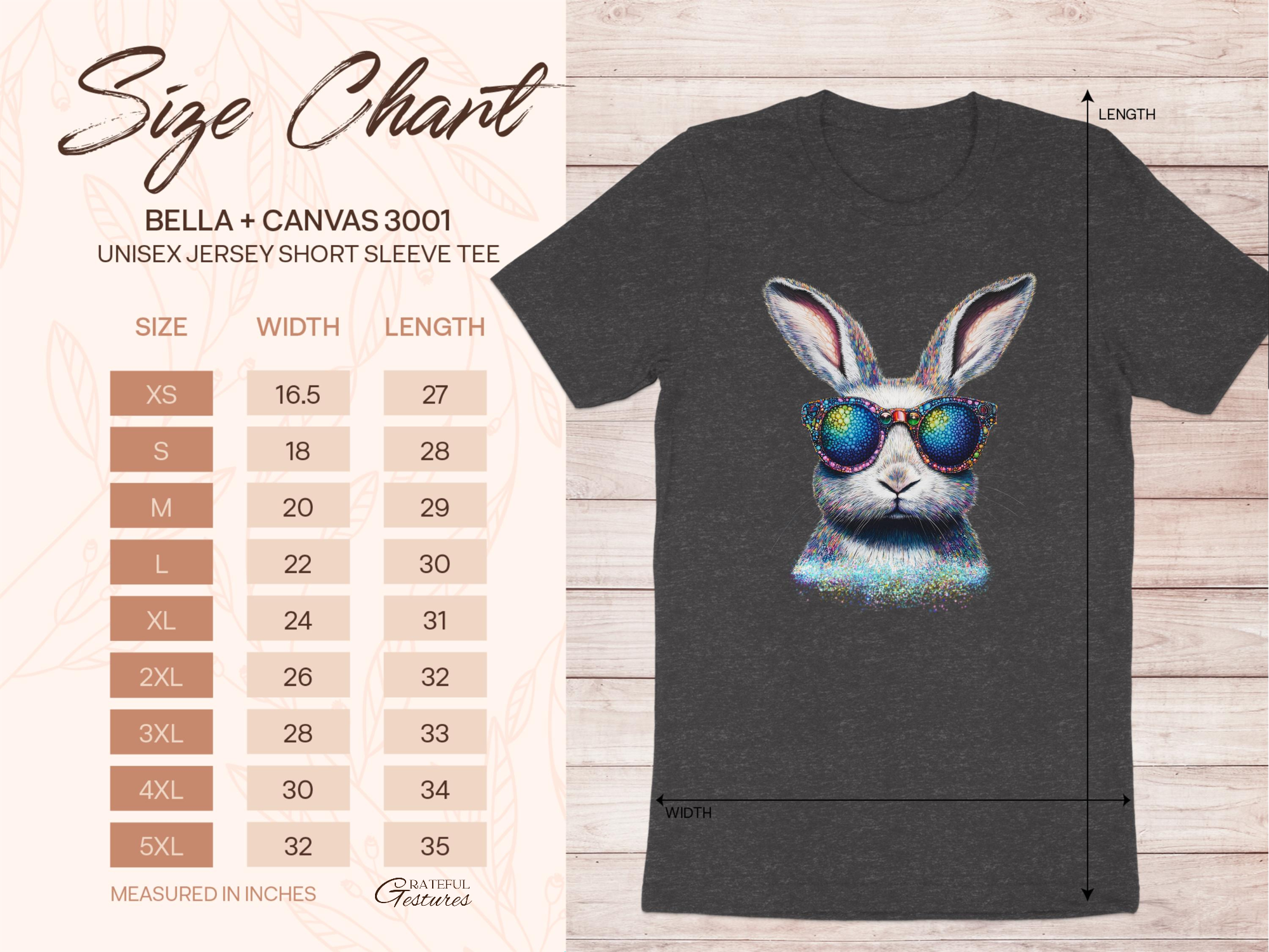 Rabbit with Sunglasses Graphic T-Shirt product type