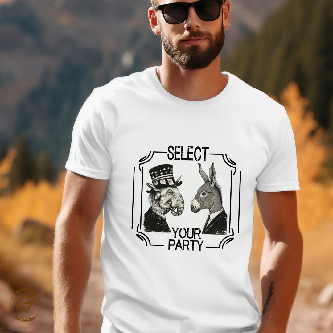 Select Your Party T-Shirt – Funny Political Graphic Tee