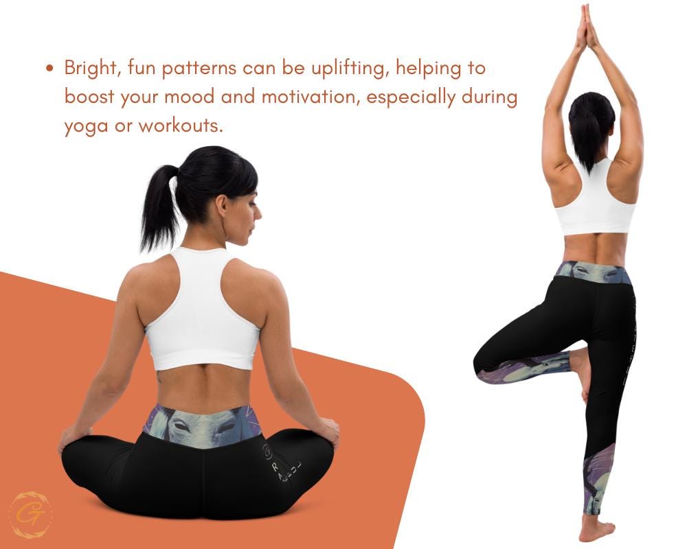 Mystical Forest AOP Yoga Leggings and Short | Deer and Moon AOP Activewear | High-Waisted Comfortable Workout Yoga Pants and Short for Women