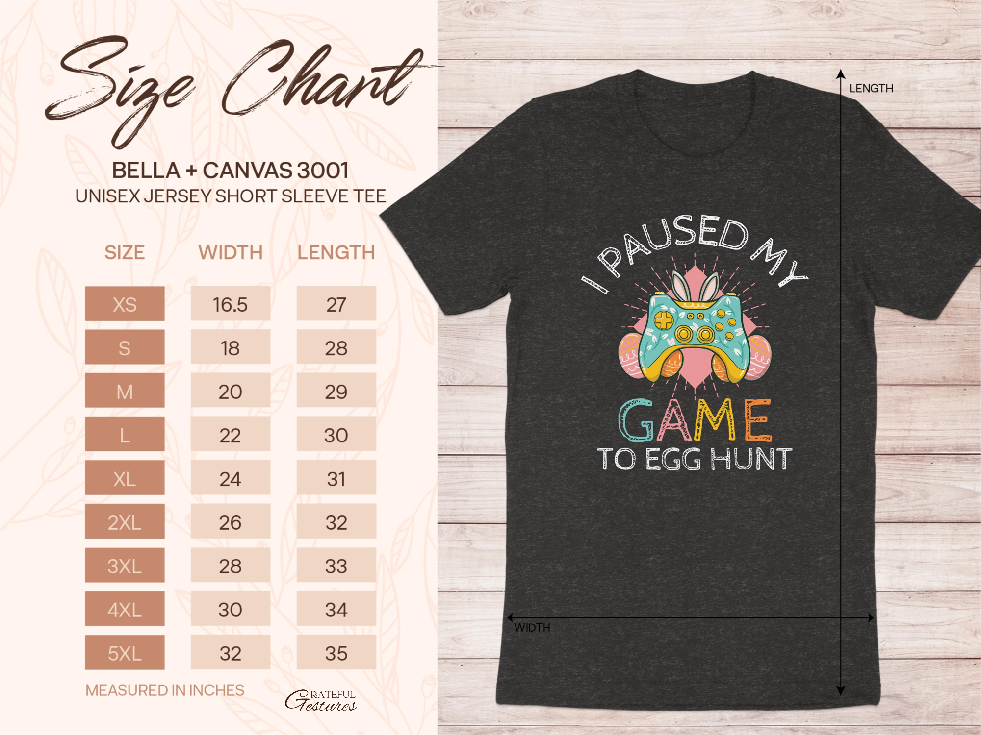 I Paused My Game to Egg Hunt Short Sleeve Tee product type