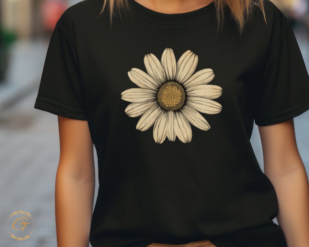 Elegant Floral Design T-Shirt for Casual Wear product type
