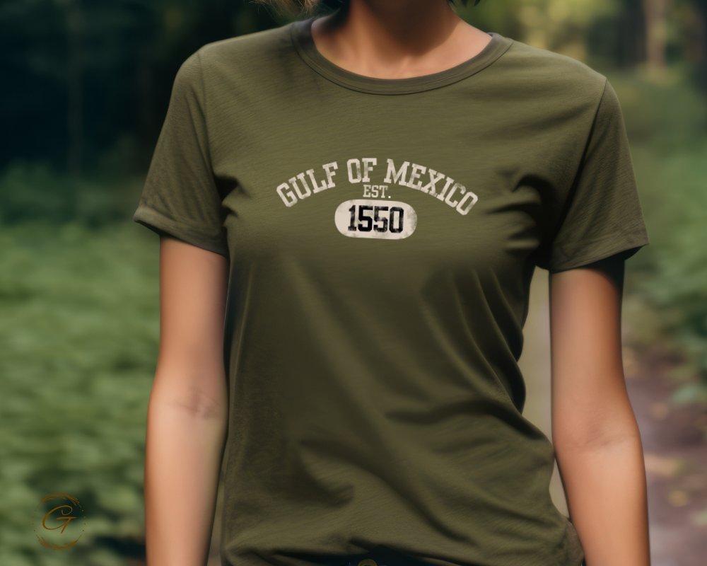 Gulf of Mexico EST 1550 Graphic Tee Shirt product type