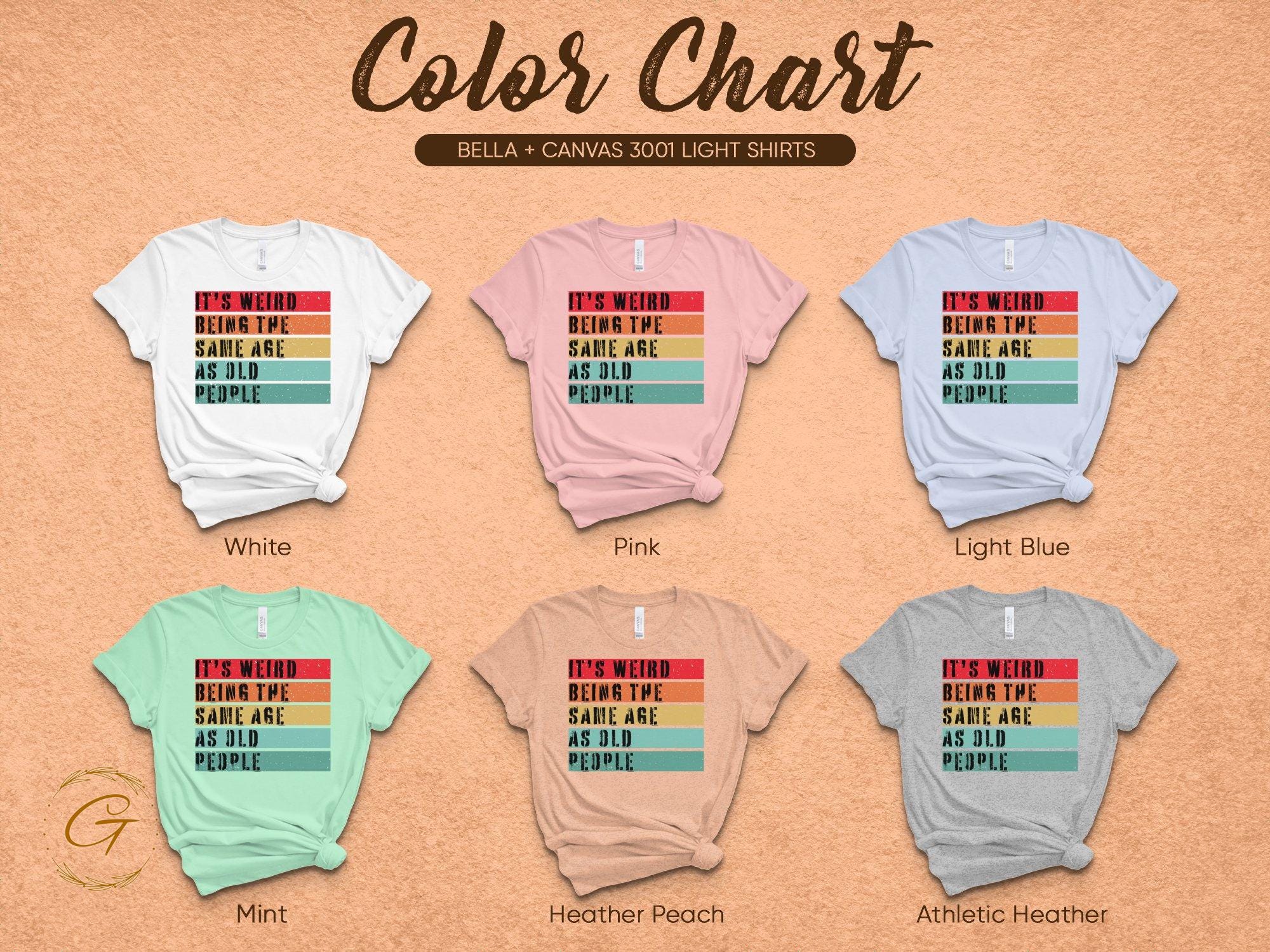 Typography Statement T-Shirt, "It's Weird Being the Same Age As Old People" Graphic Tee