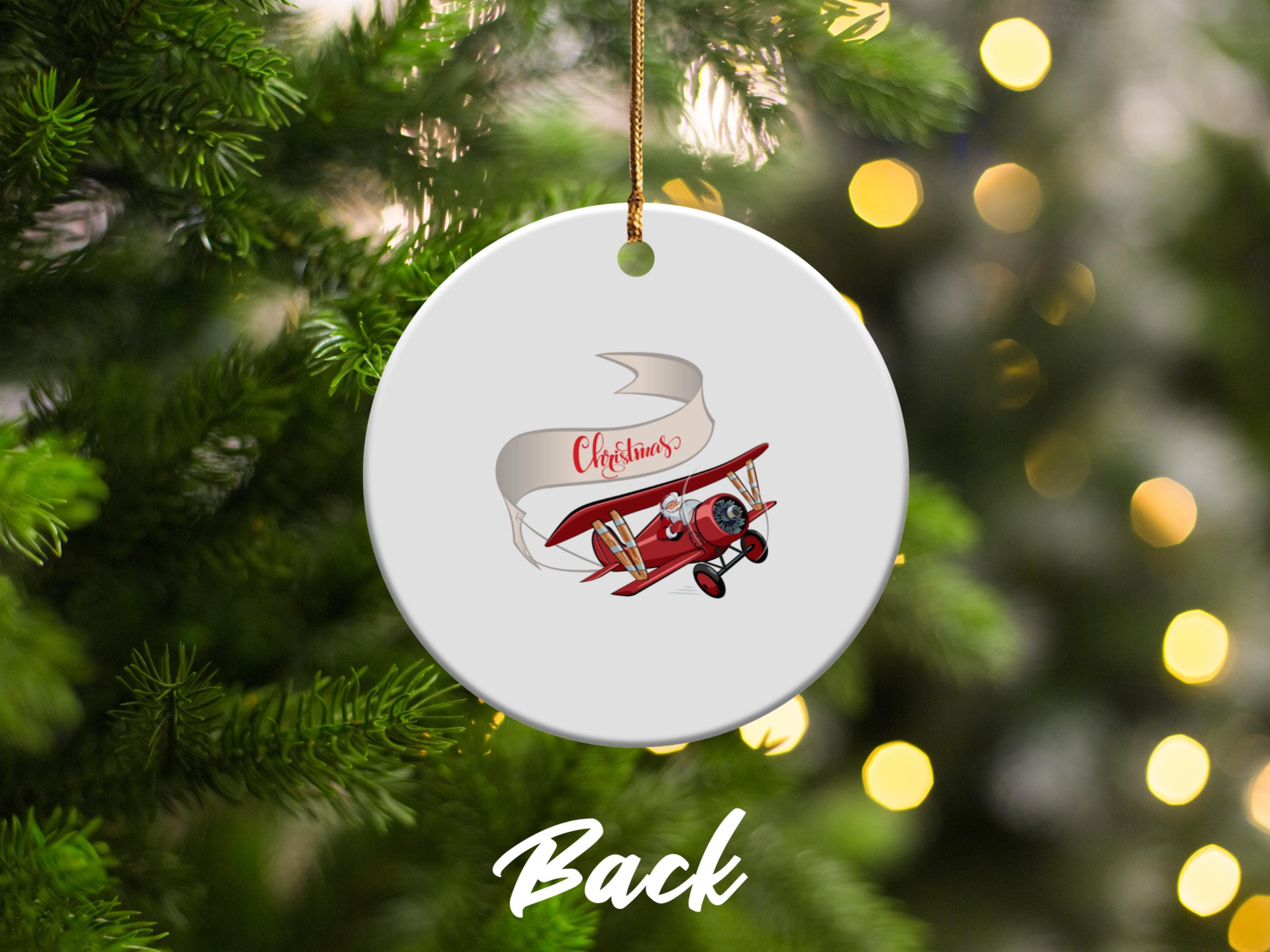 Personalized First Christmas as Airline Pilot Ornament, 2024 Custom Pilot Gift Custom Christmas Ornament, Airline Pilot Gift, Aviation Gifts