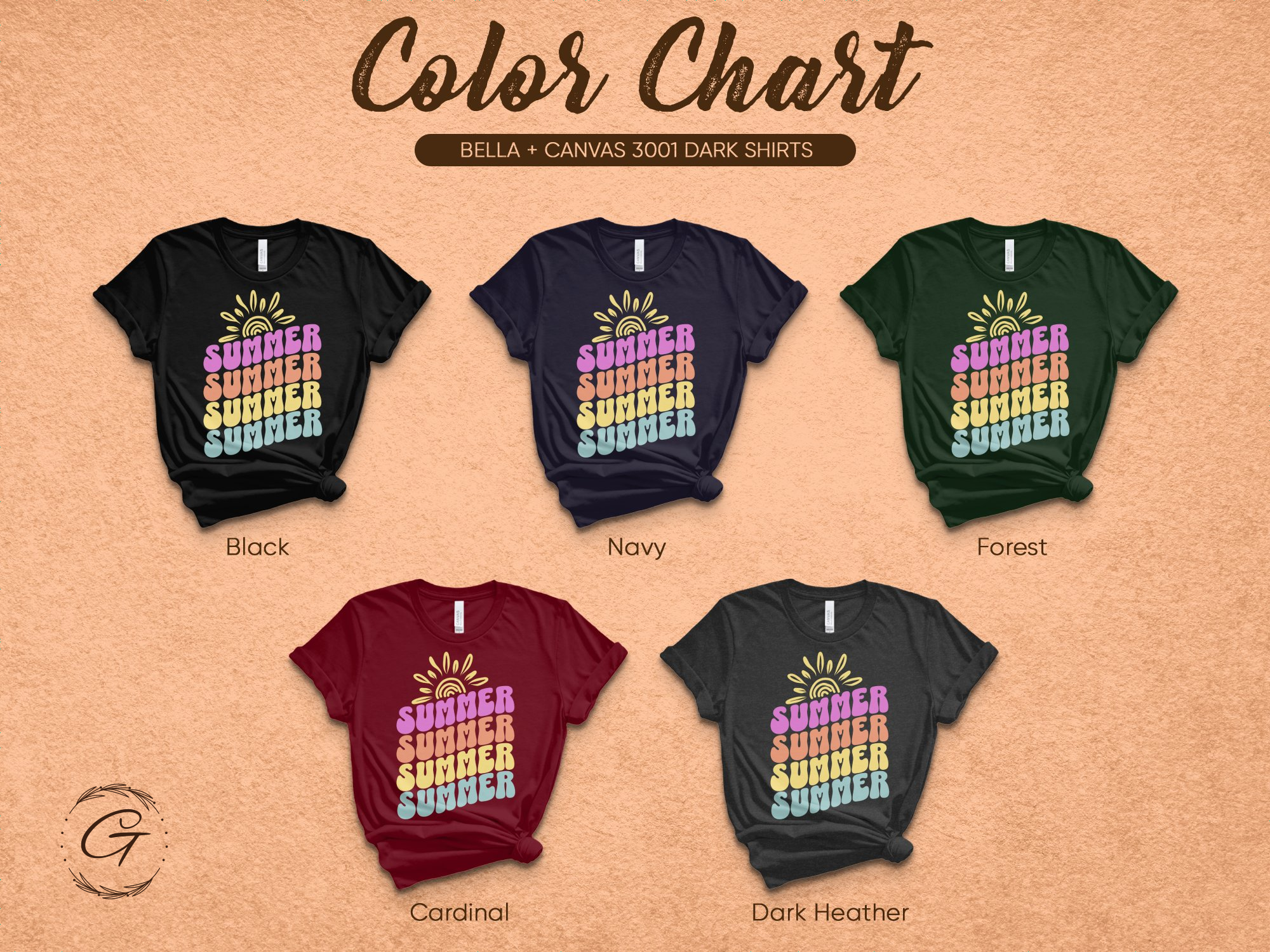 Colorful Summer Theme Graphic T-Shirts product