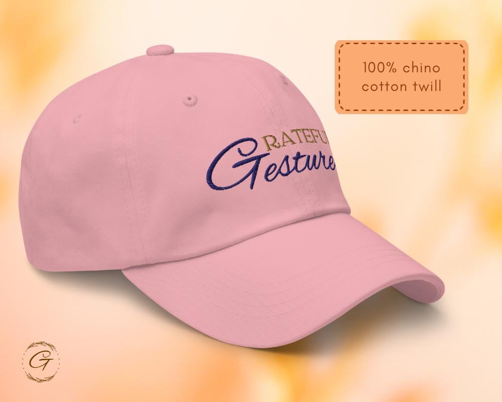 Grateful Gestures Dad Hat, Comfortable Cotton Cap