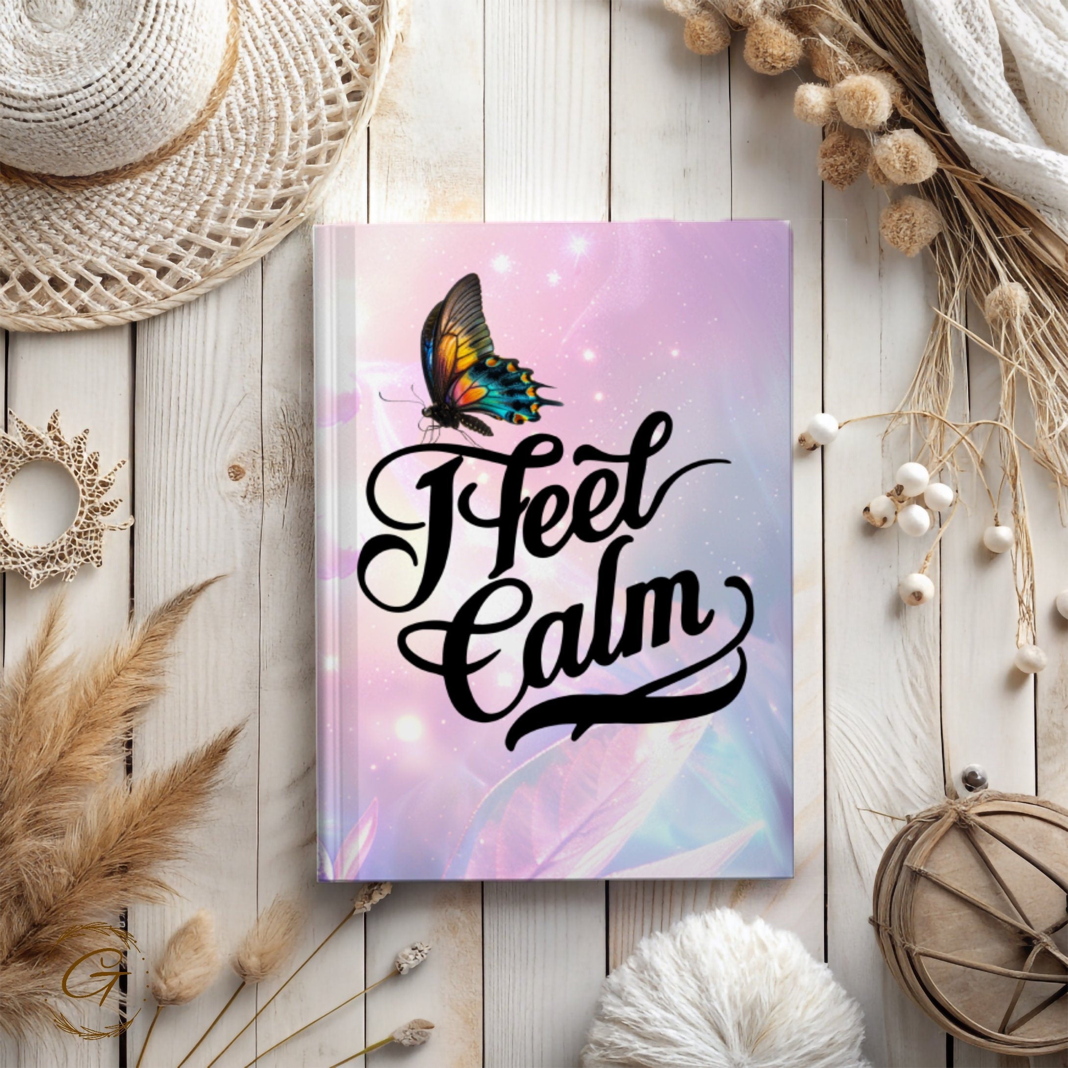 Inspirational I Feel Calm Journal Notebook