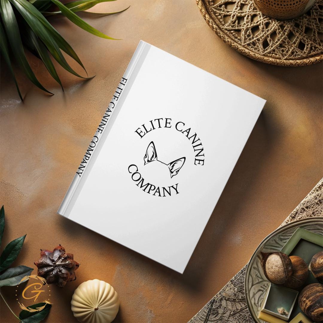 Personalized Elite Canine Company Journal Notebook