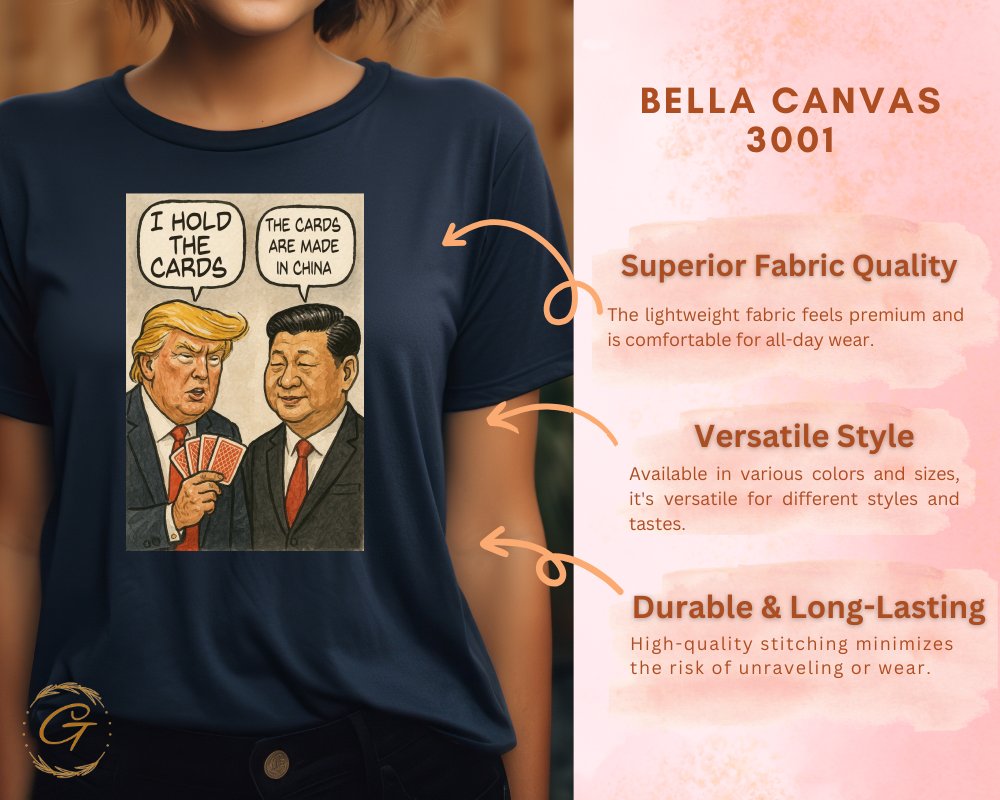 I Hold The Cards USA China Political T-shirt product