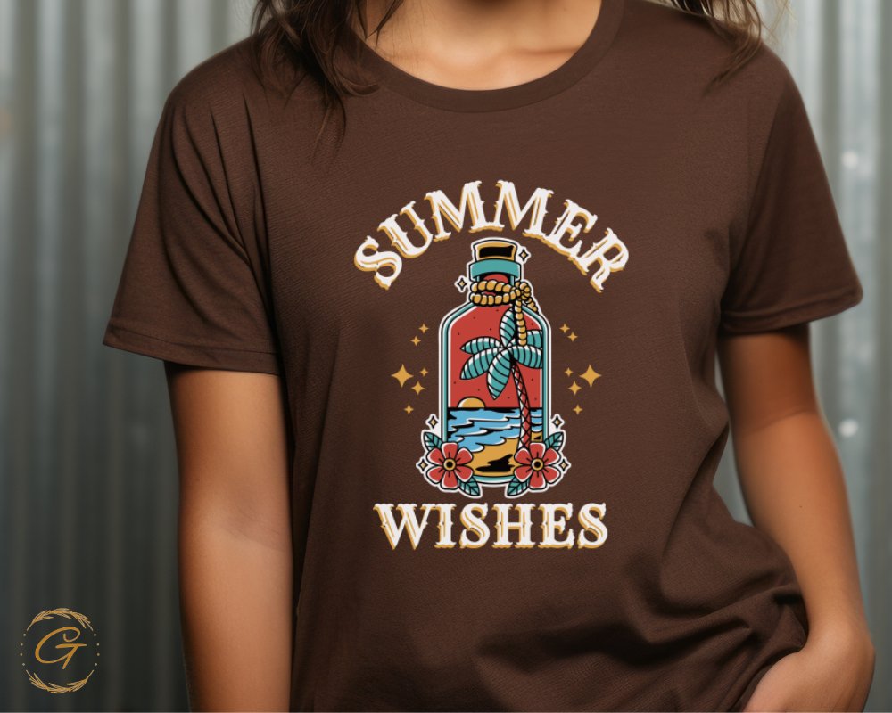 Embrace Summer Vibes Graphic Tee shirt product type
