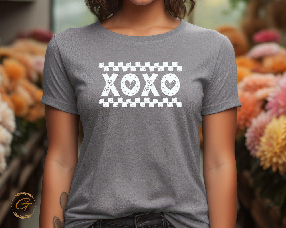 Valentines T-Shirt, Cute XOXO Graphic Tee
