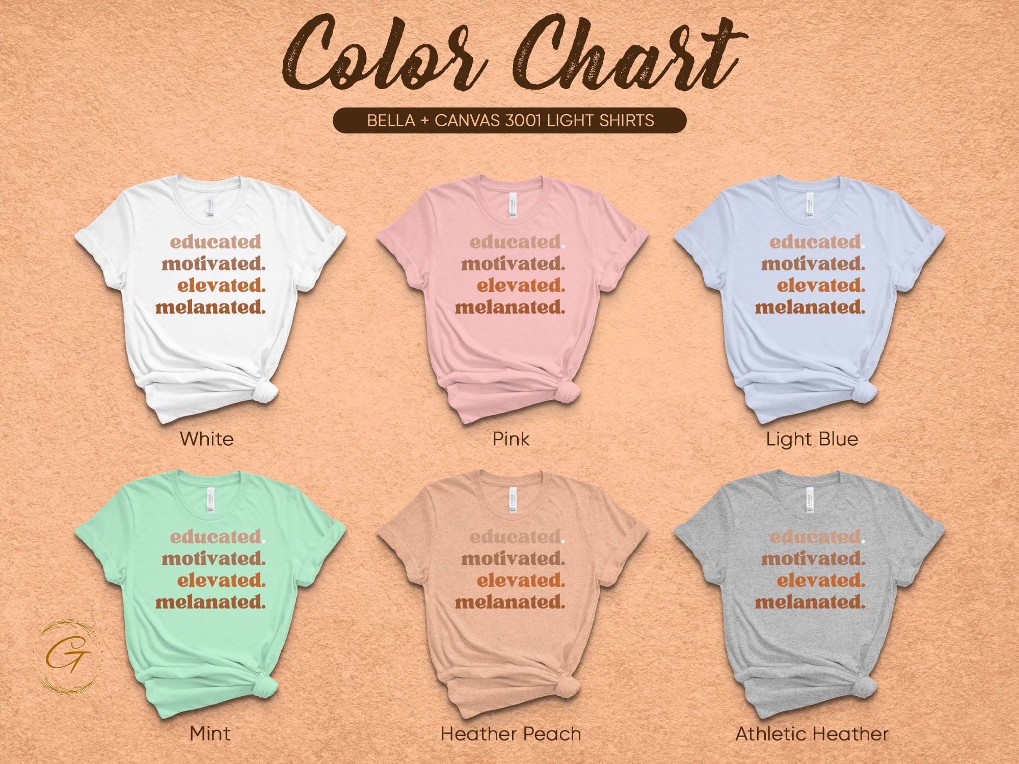 Educated Motivated Elevated Melanated Shirt product