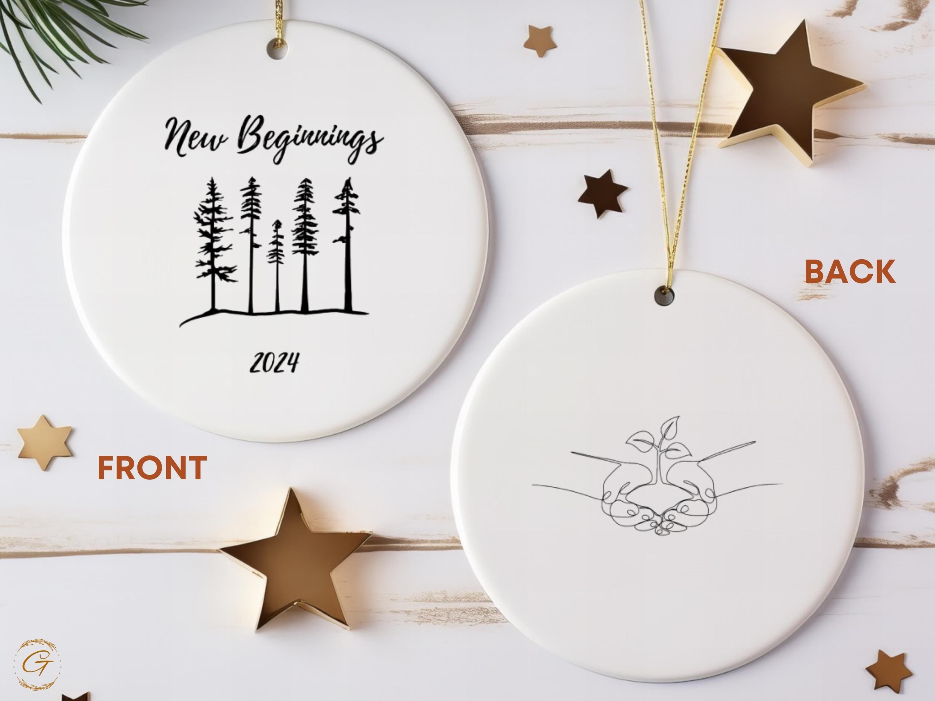 New Beginnings Ornament 2024, Christmas Tree Decoration