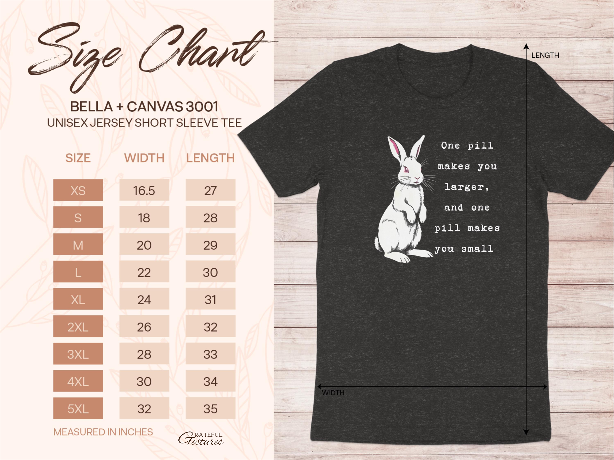 One Pill Makes You Larger Graphic T-Shirt product