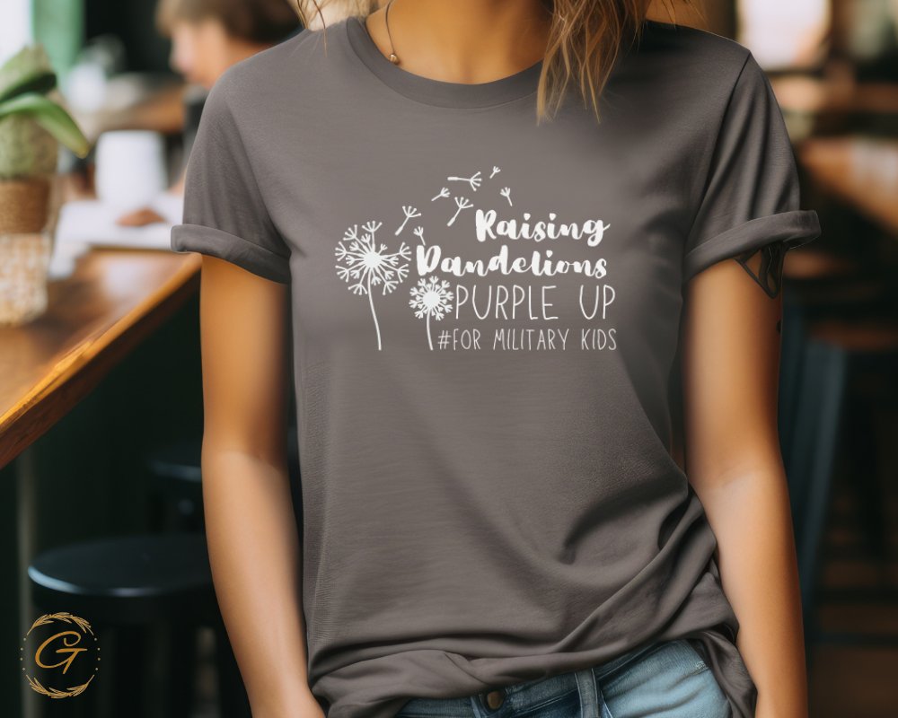 Raising Dandelions Purple Up For Military Kids product