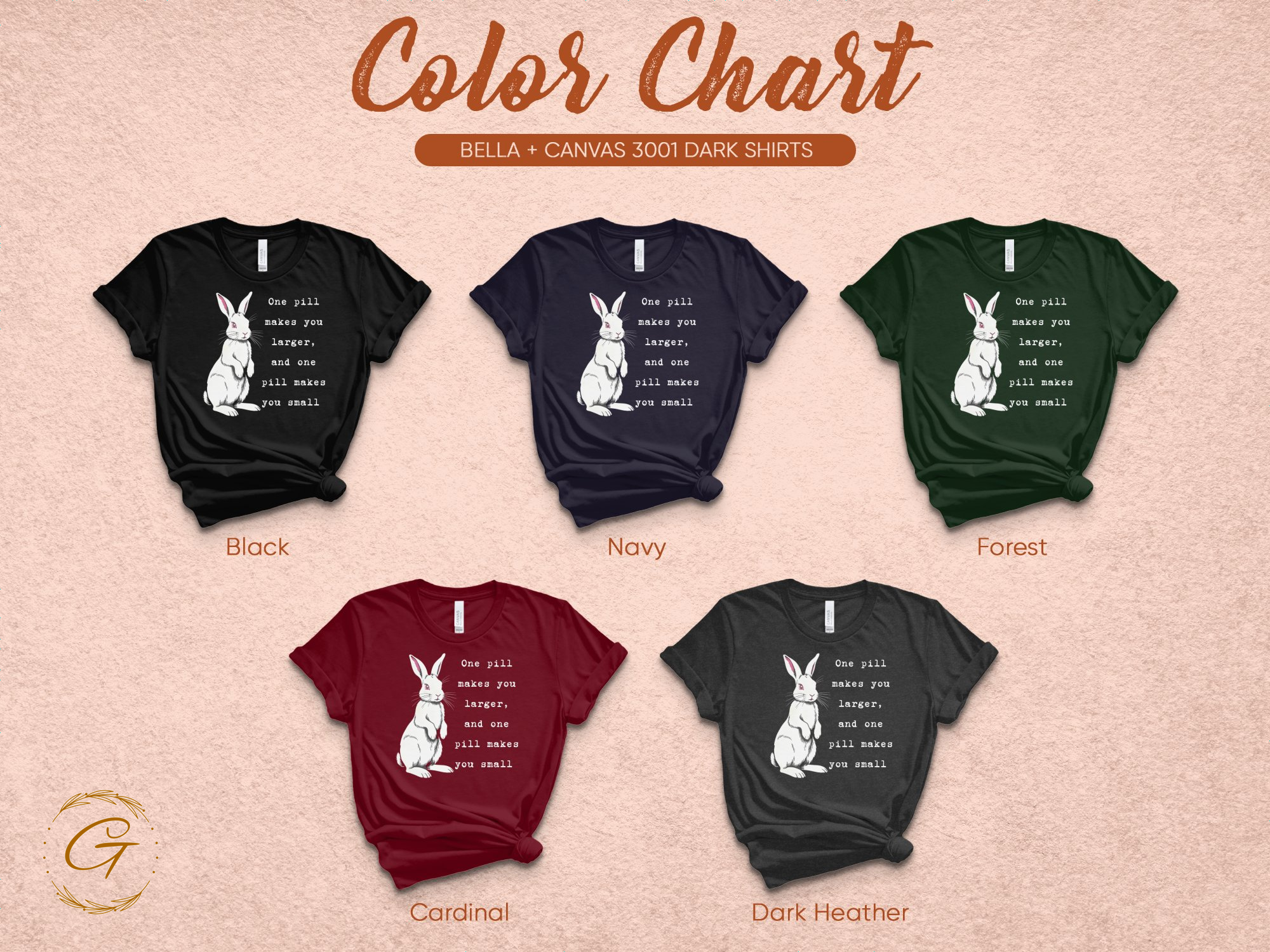 One Pill Makes You Larger Shirt Dark Heather product type