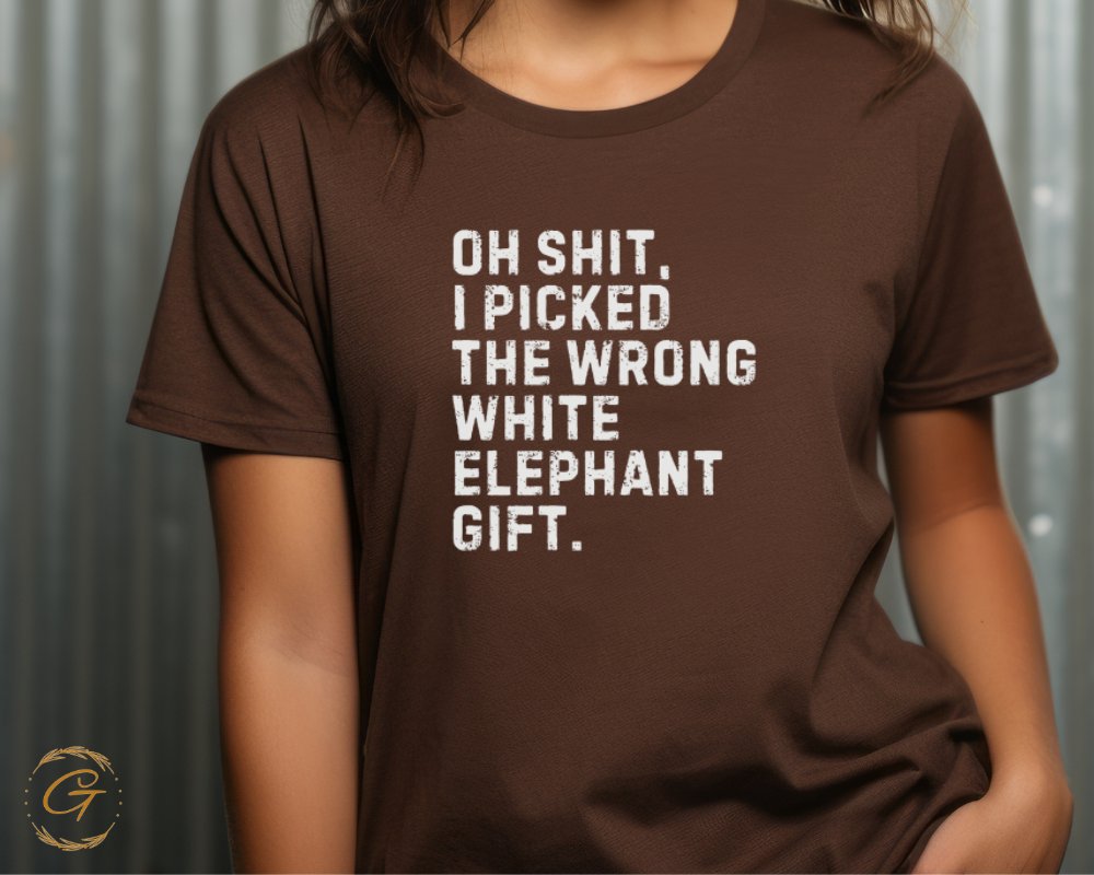 Humorous White Elephant Gift Quote T-Shirt product