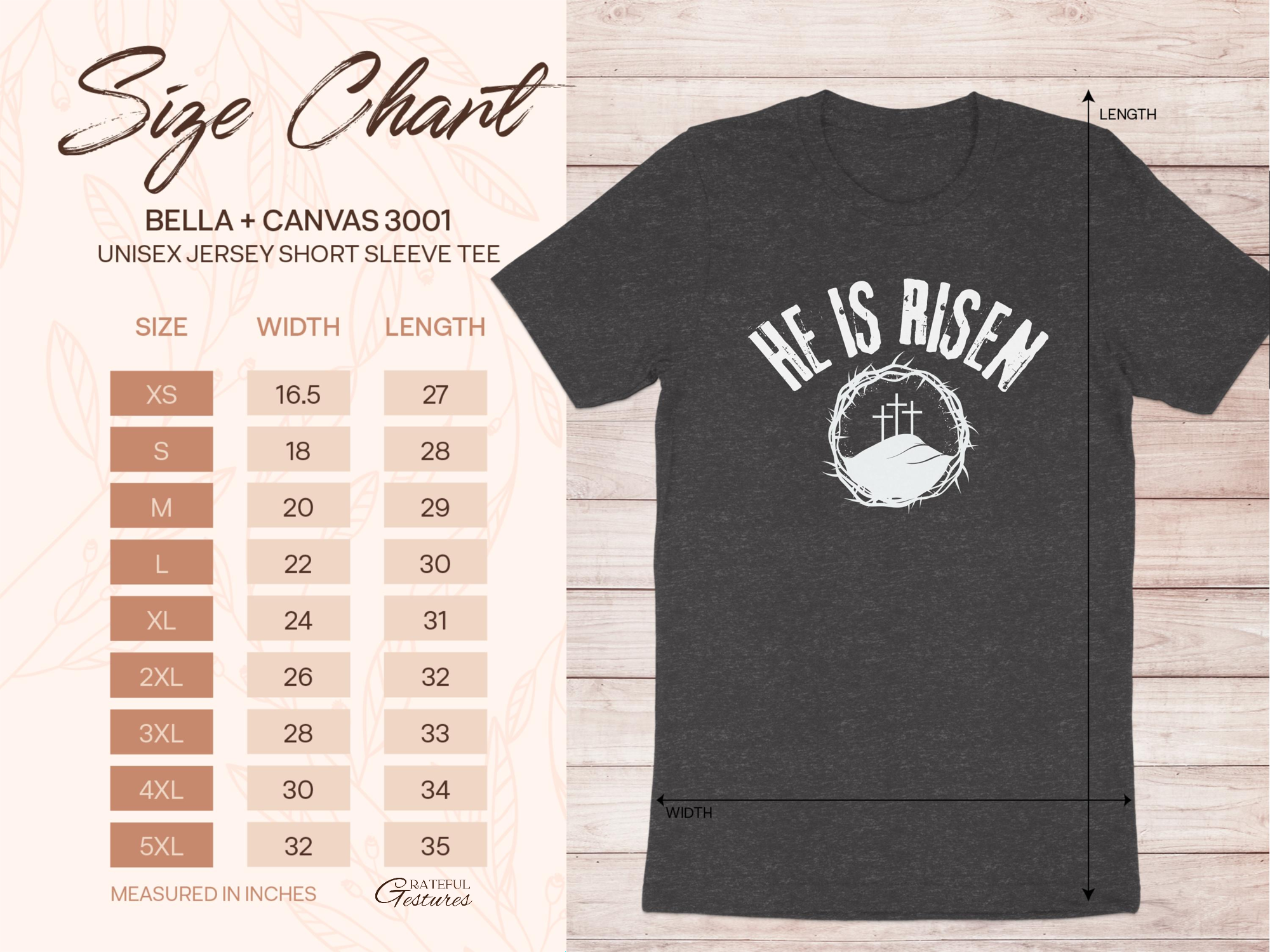 He Is Risen Christian T-Shirt Faith Apparel product