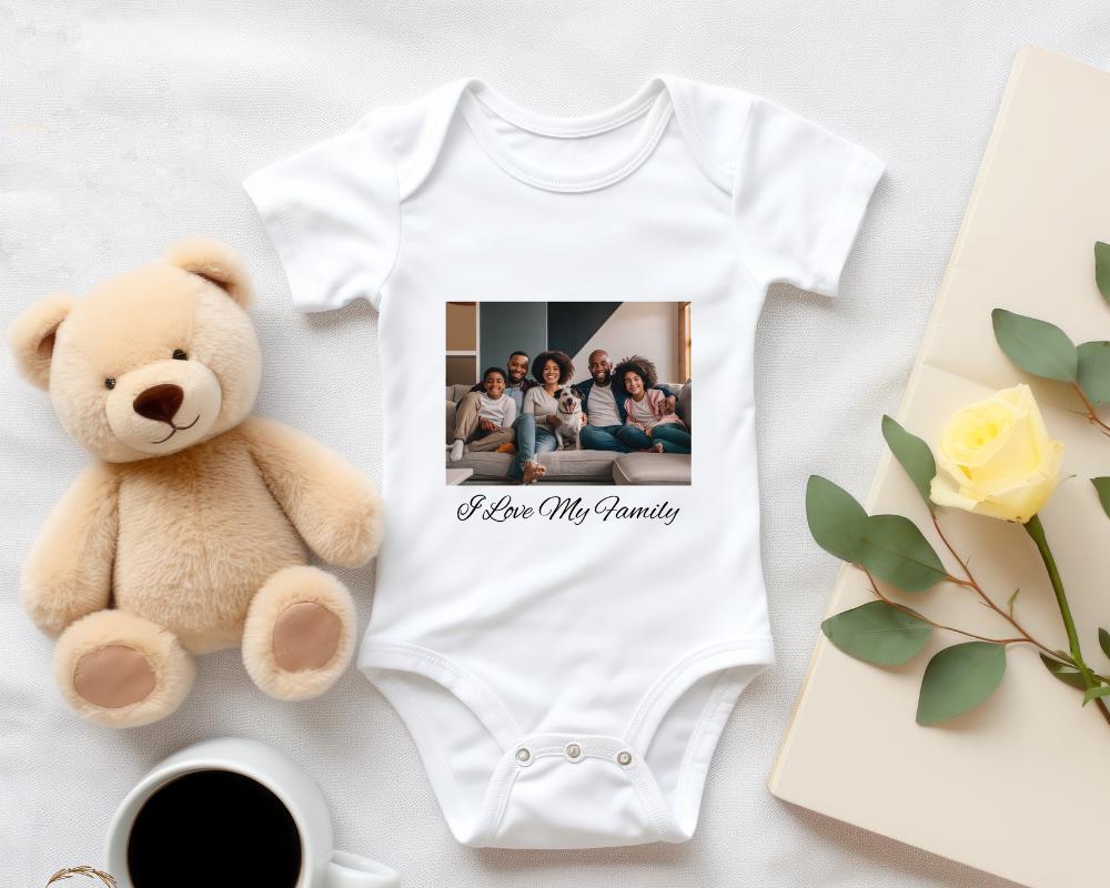 Personalized Family Love T-Shirt, Happy Family Portrait Design Tee