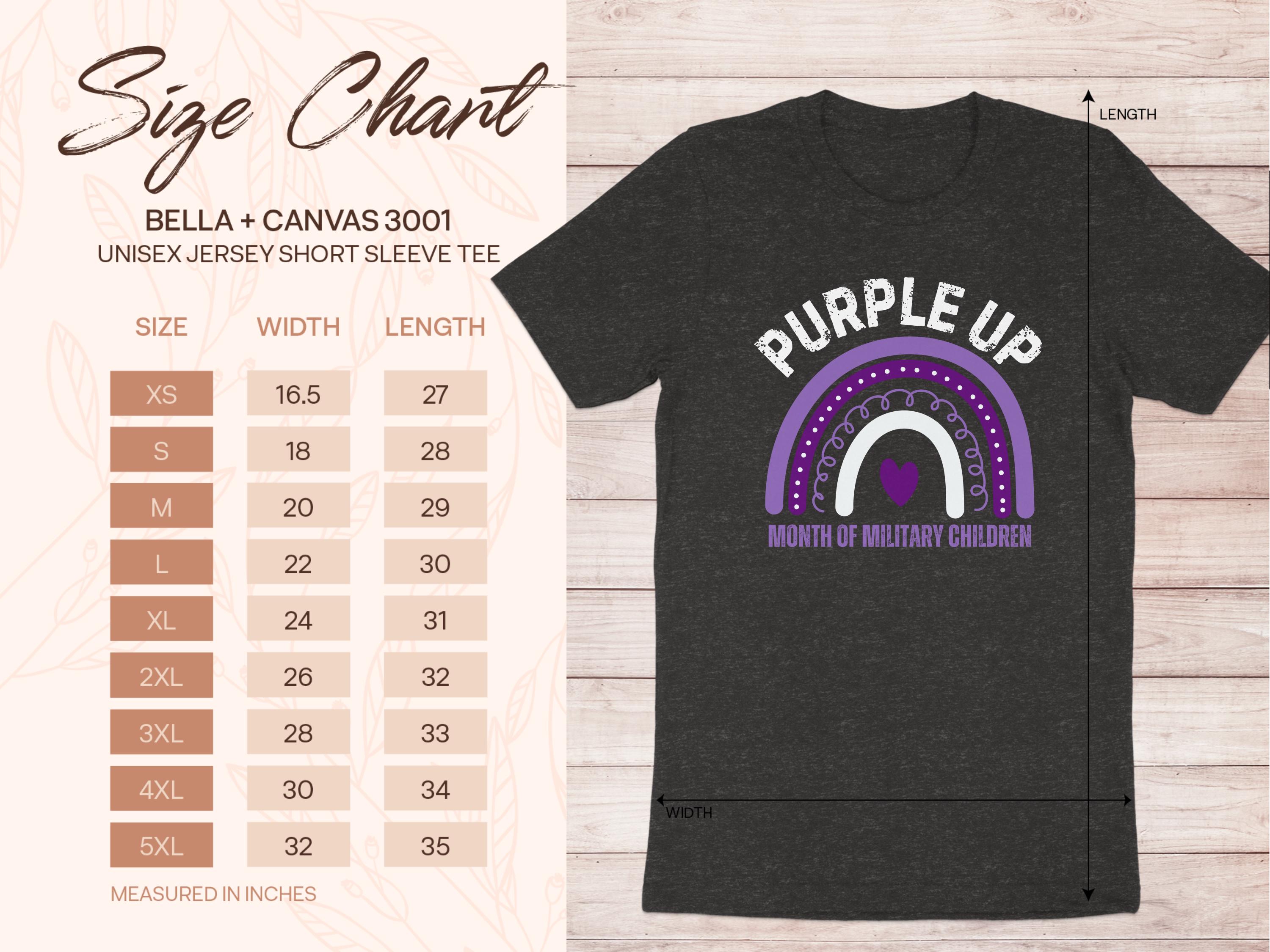 Purple Up Month of Military Children product type