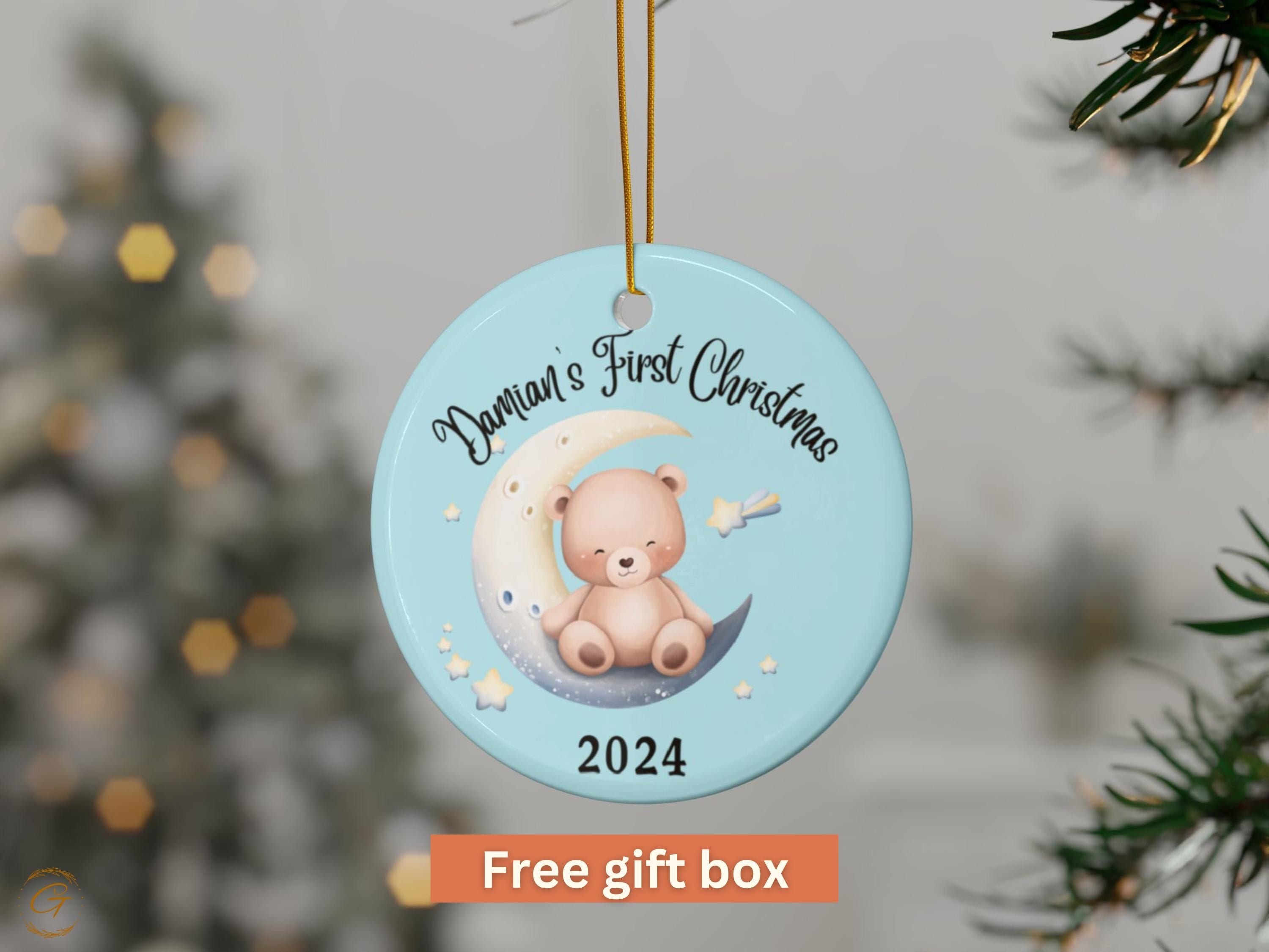 Personalized Baby's First Christmas Ornament