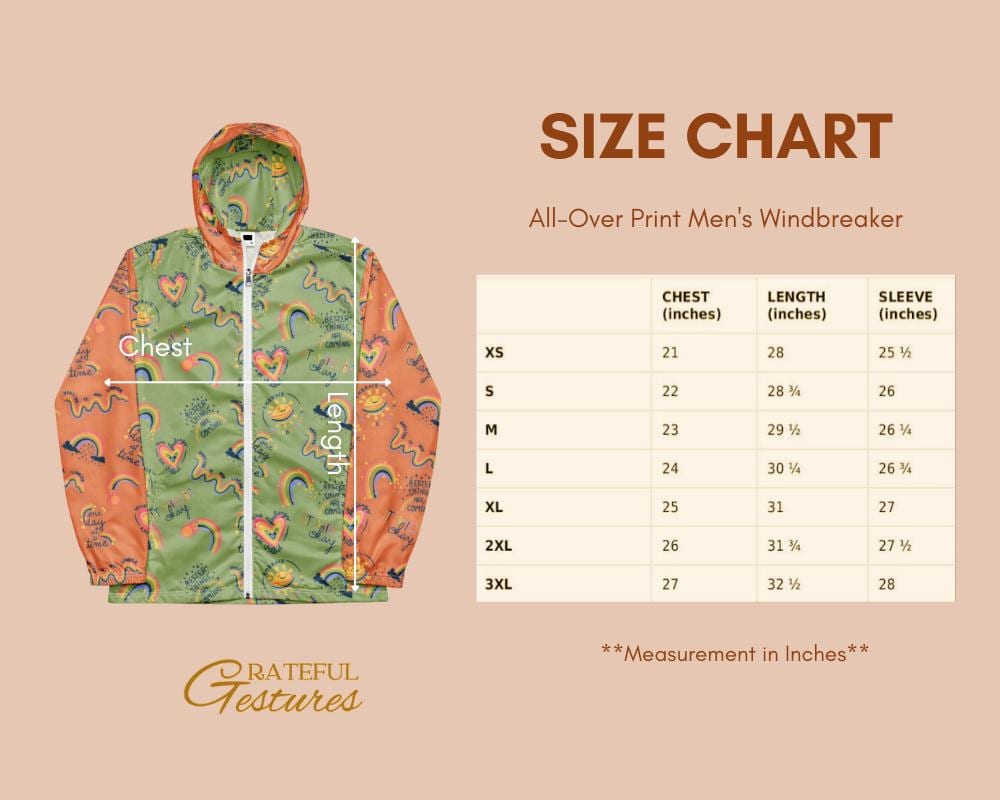 Men’s Windbreaker Mental Health Awareness Jacket