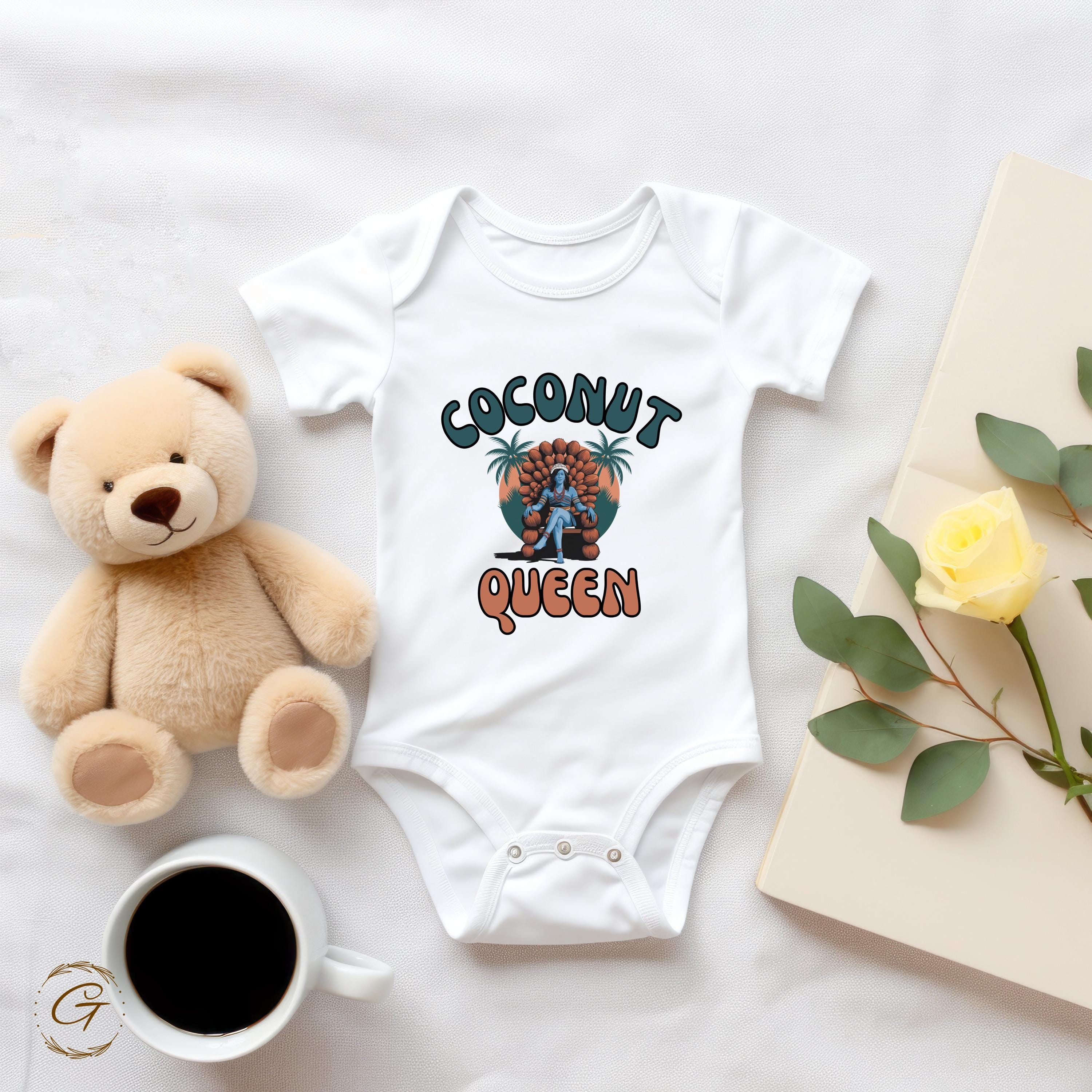 Coconut Queen T-Shirt, Tropical Graphic Tee, Island Vibes T-Shirt