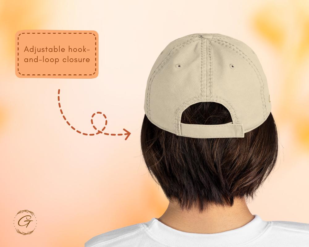 Grateful Gamer Bold Design Distressed Dad Hat