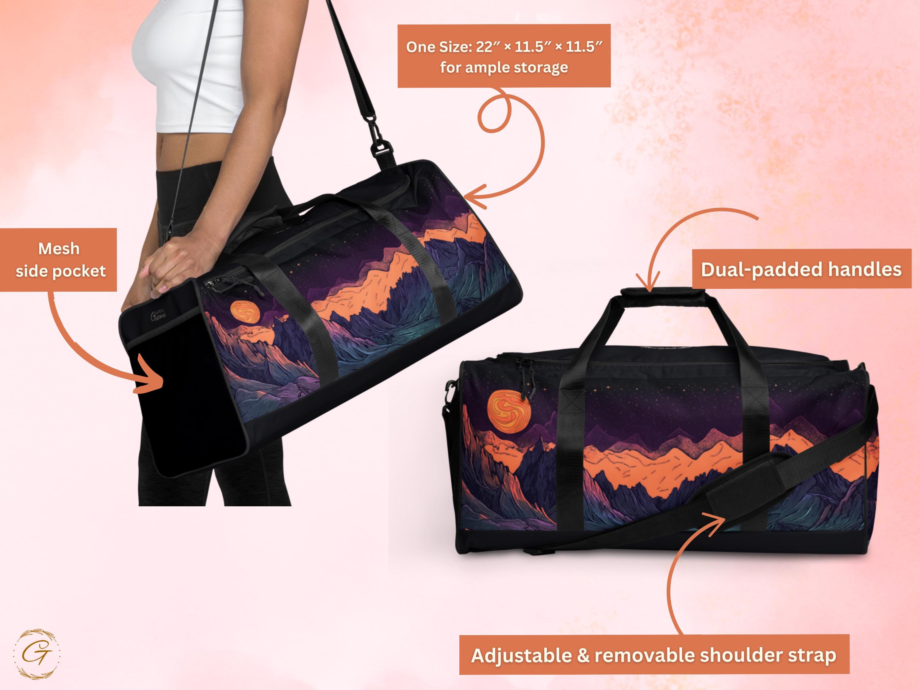 Mountain Sunset AOP Travel Duffel Bag