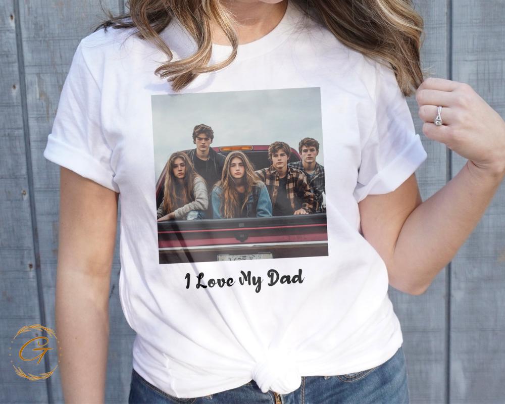 Family Portrait Tee Vintage Style Personalized T-Shirt